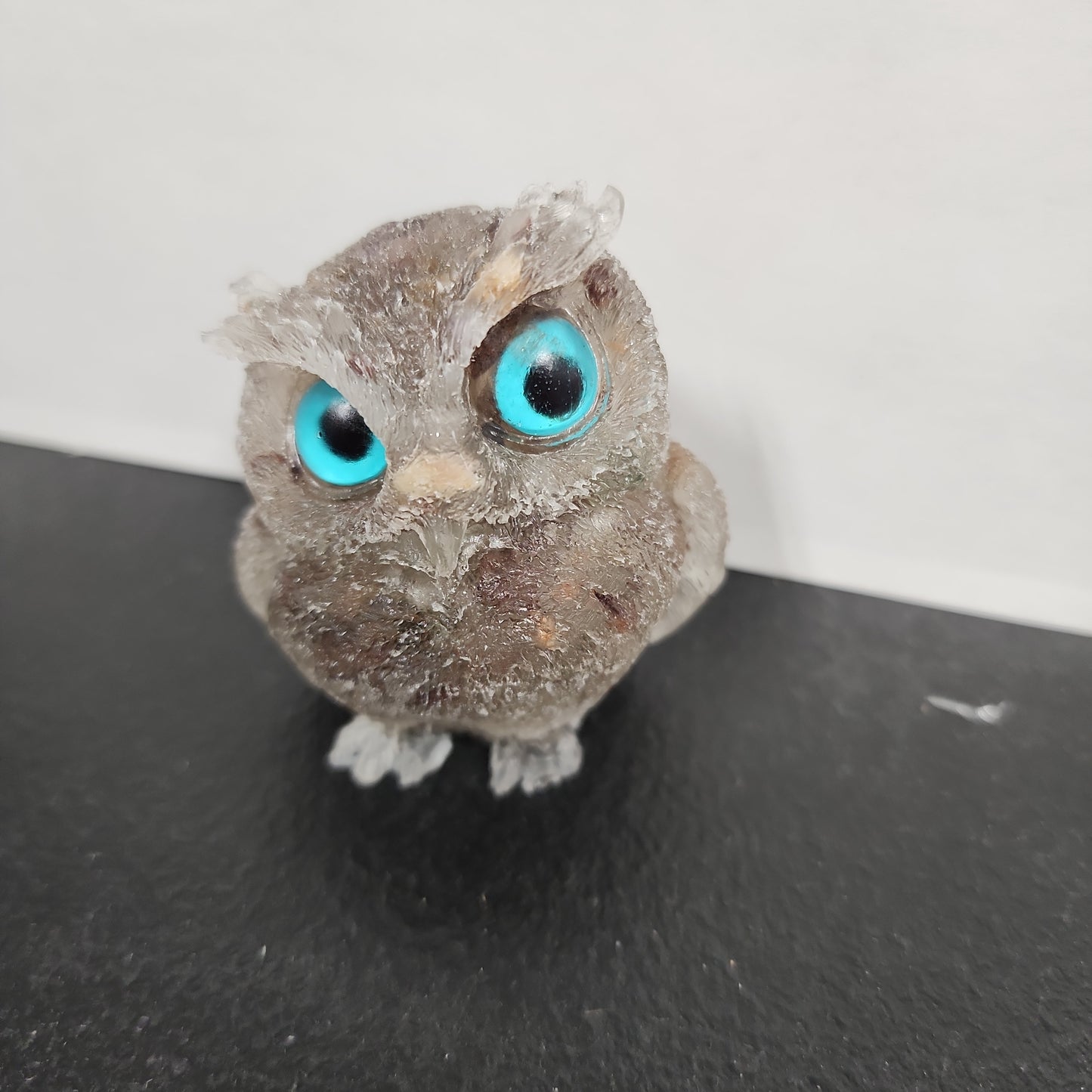 Crystal Resin Owl Heavenly Healing
