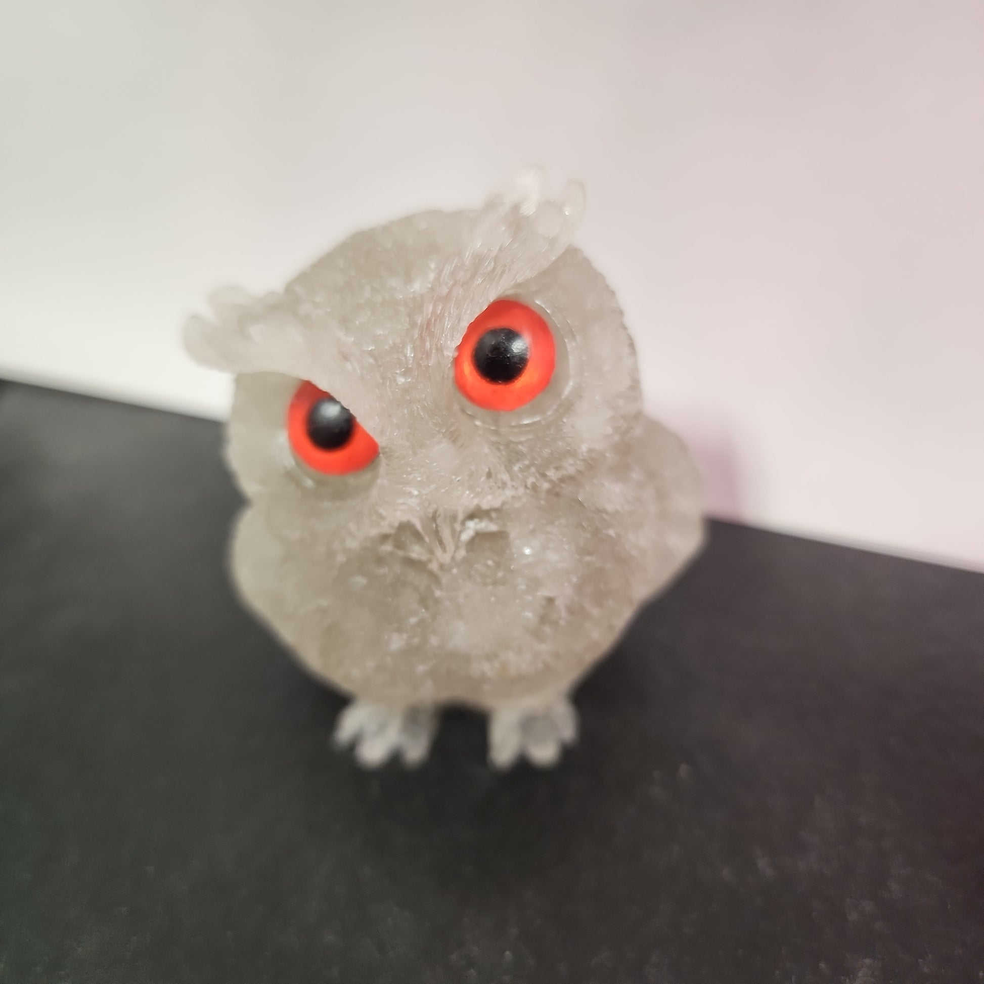 Crystal Resin Owl Heavenly Healing