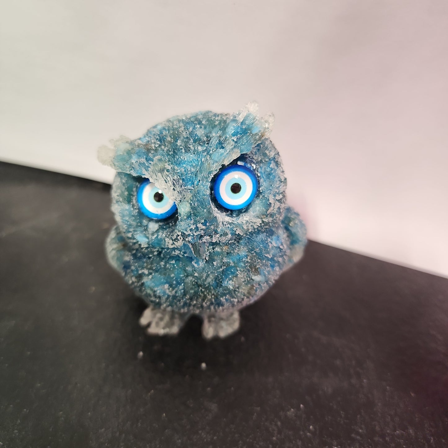 Crystal Resin Owl Heavenly Healing