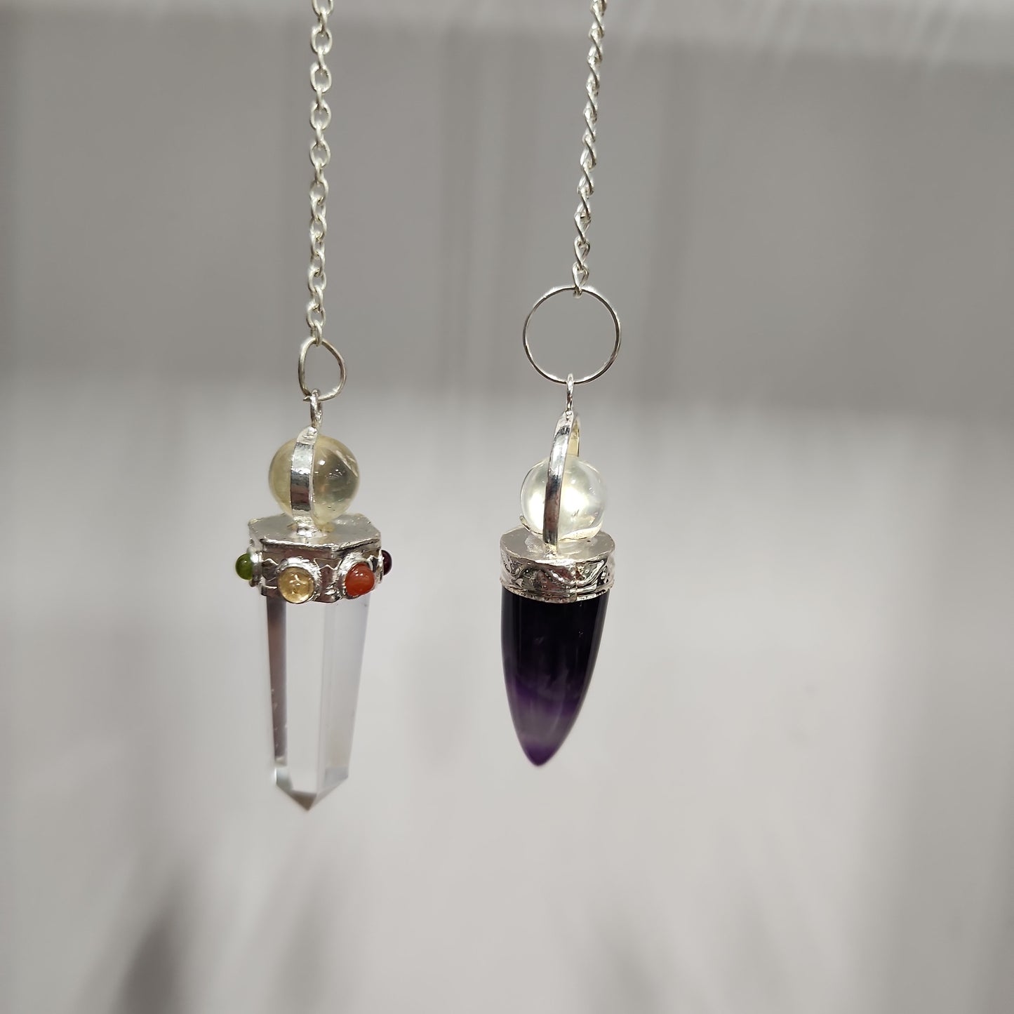 Crystal Ball Pendulums Heavenly Healing