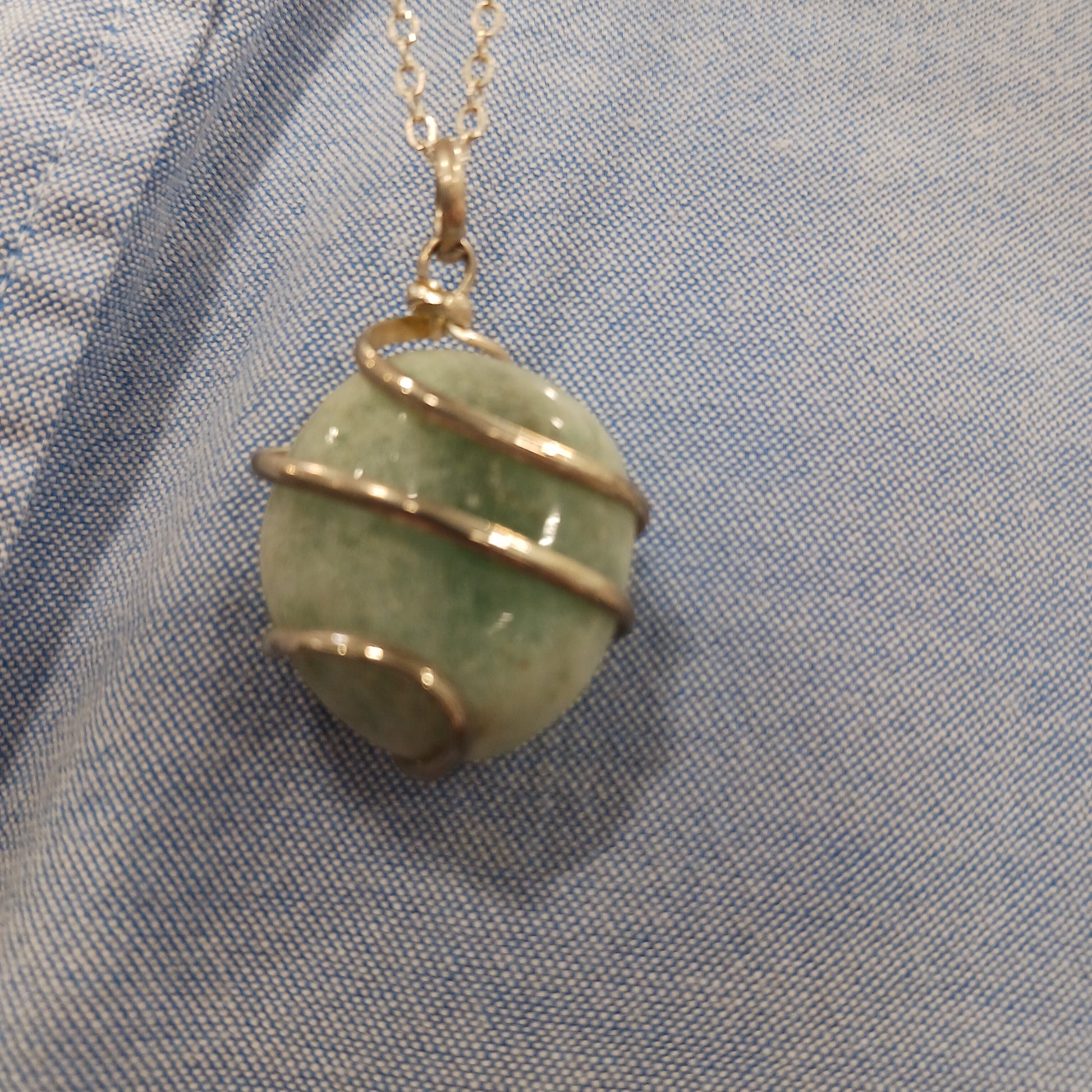 Prehnite Necklace Heavenly Healing