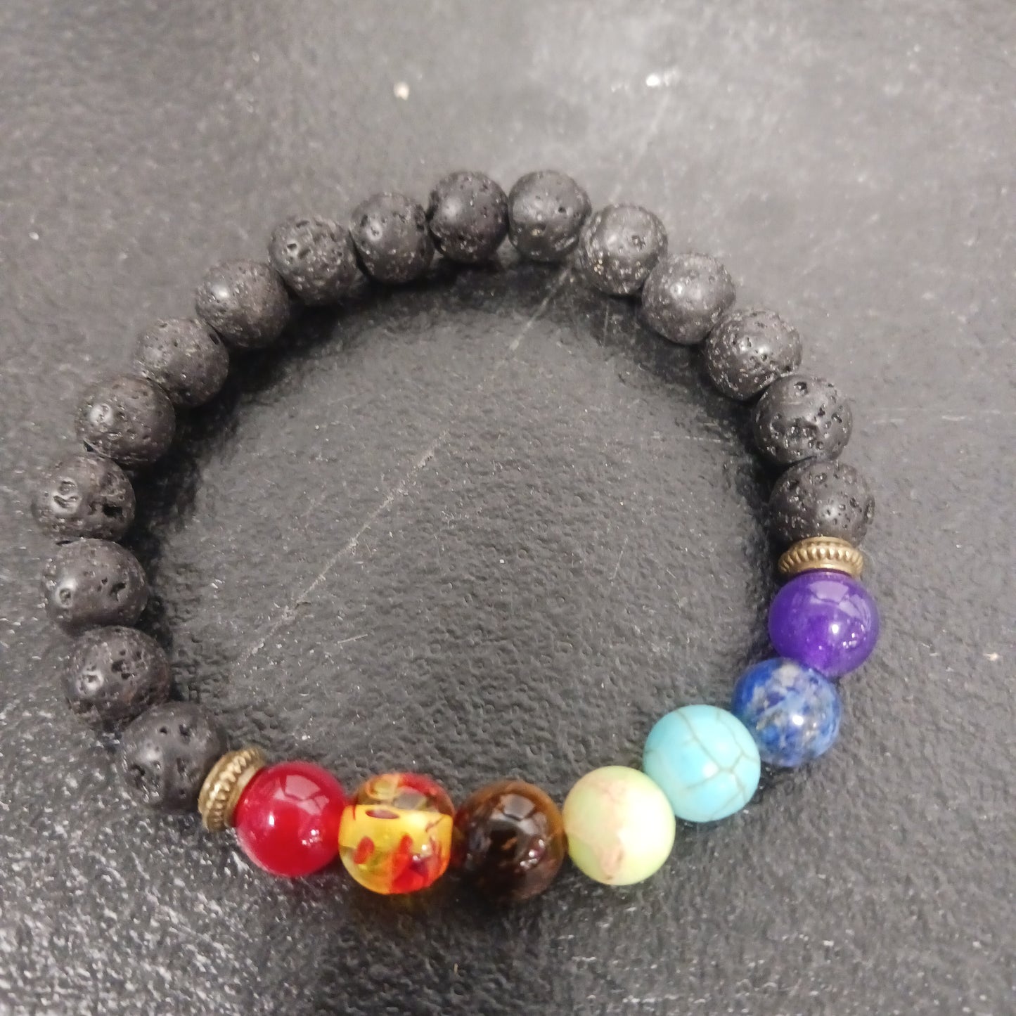Chakra / Lava Bracelet Heavenly Healing
