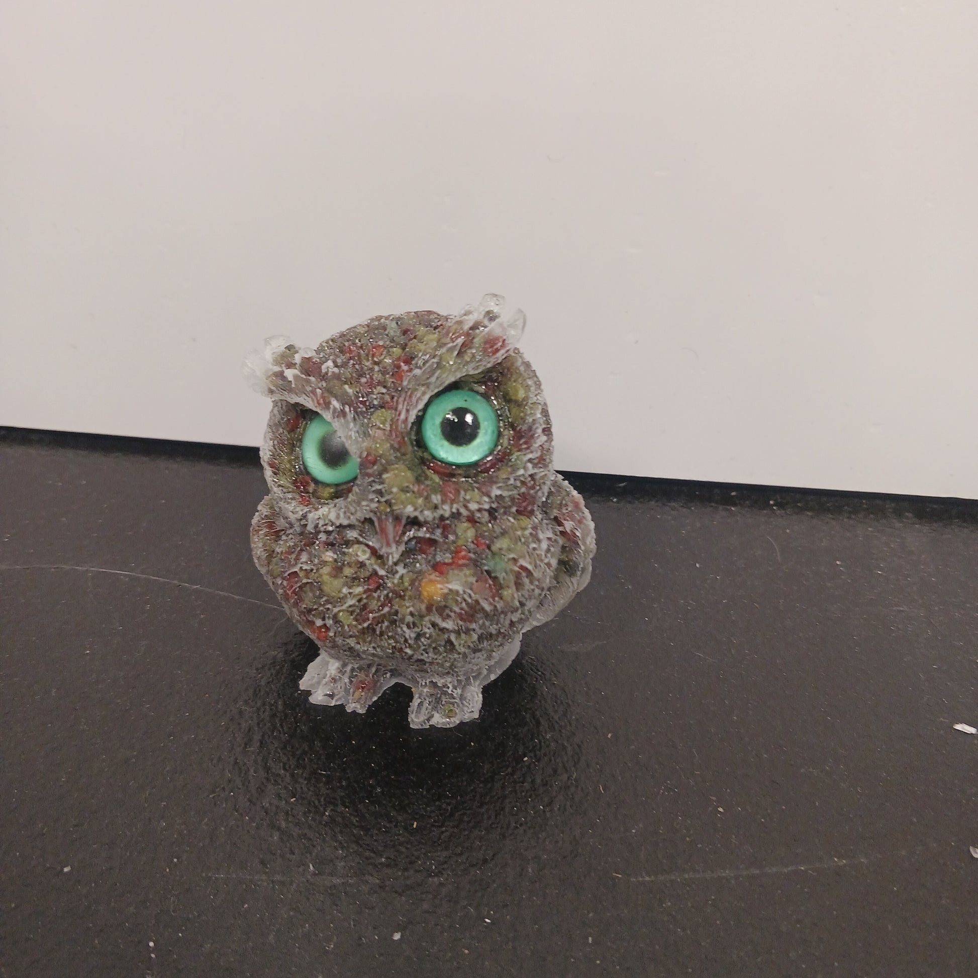 Crystal Resin Owl Heavenly Healing