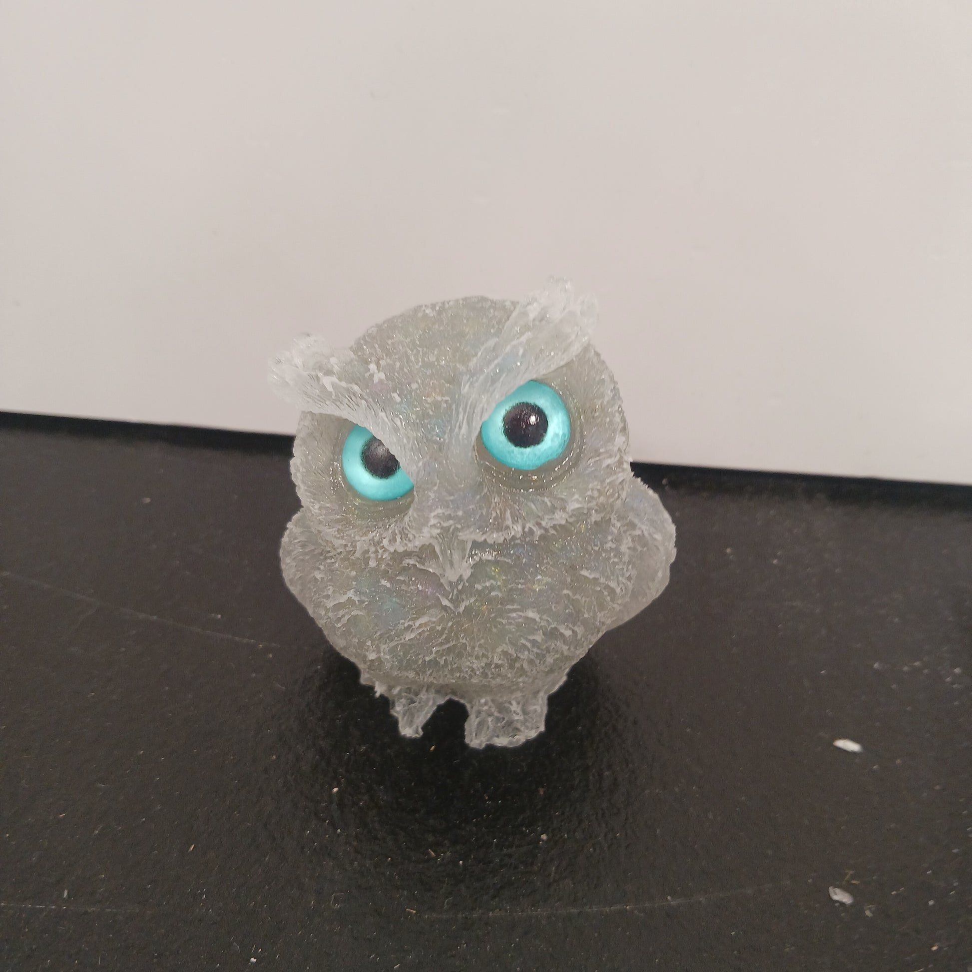 Crystal Resin Owl Heavenly Healing