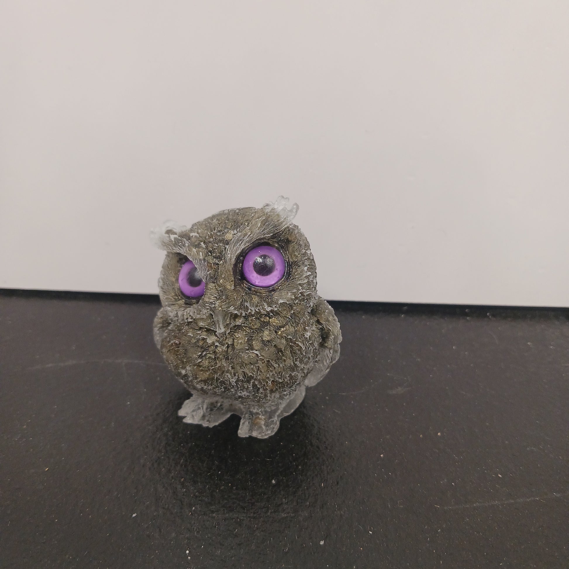Crystal Resin Owl Heavenly Healing