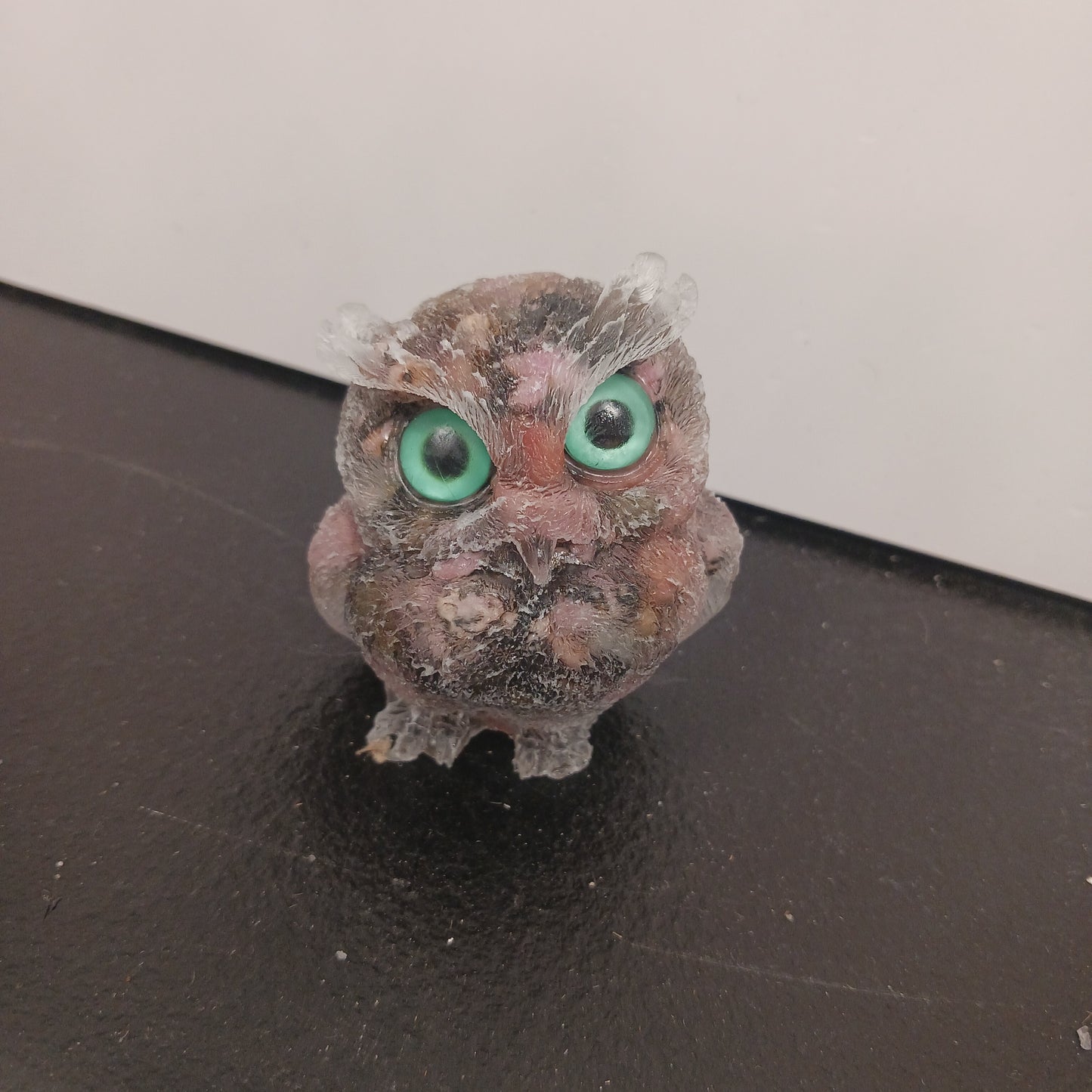 Crystal Resin Owl Heavenly Healing