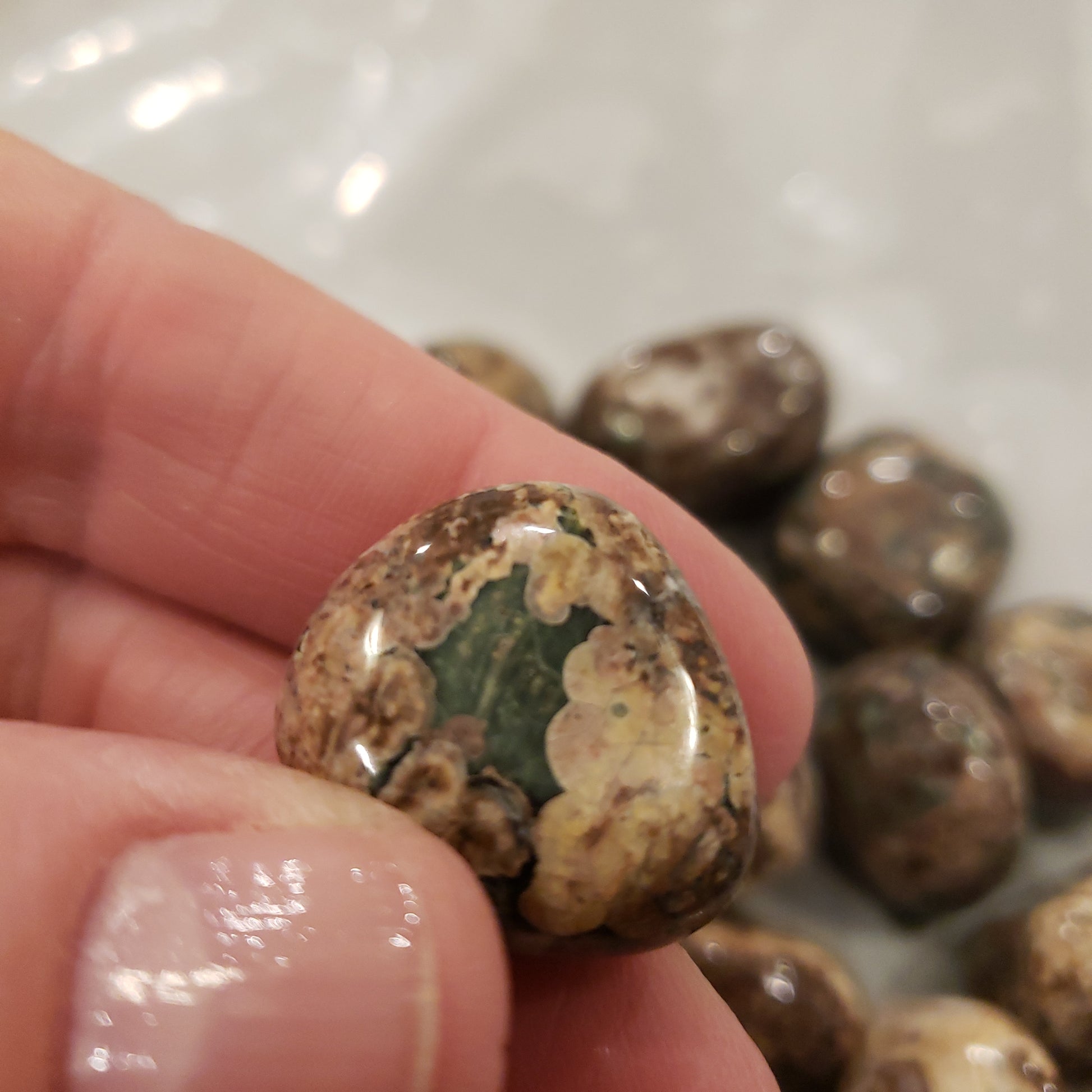 Green Leopardskin Jasper Heavenly Healing