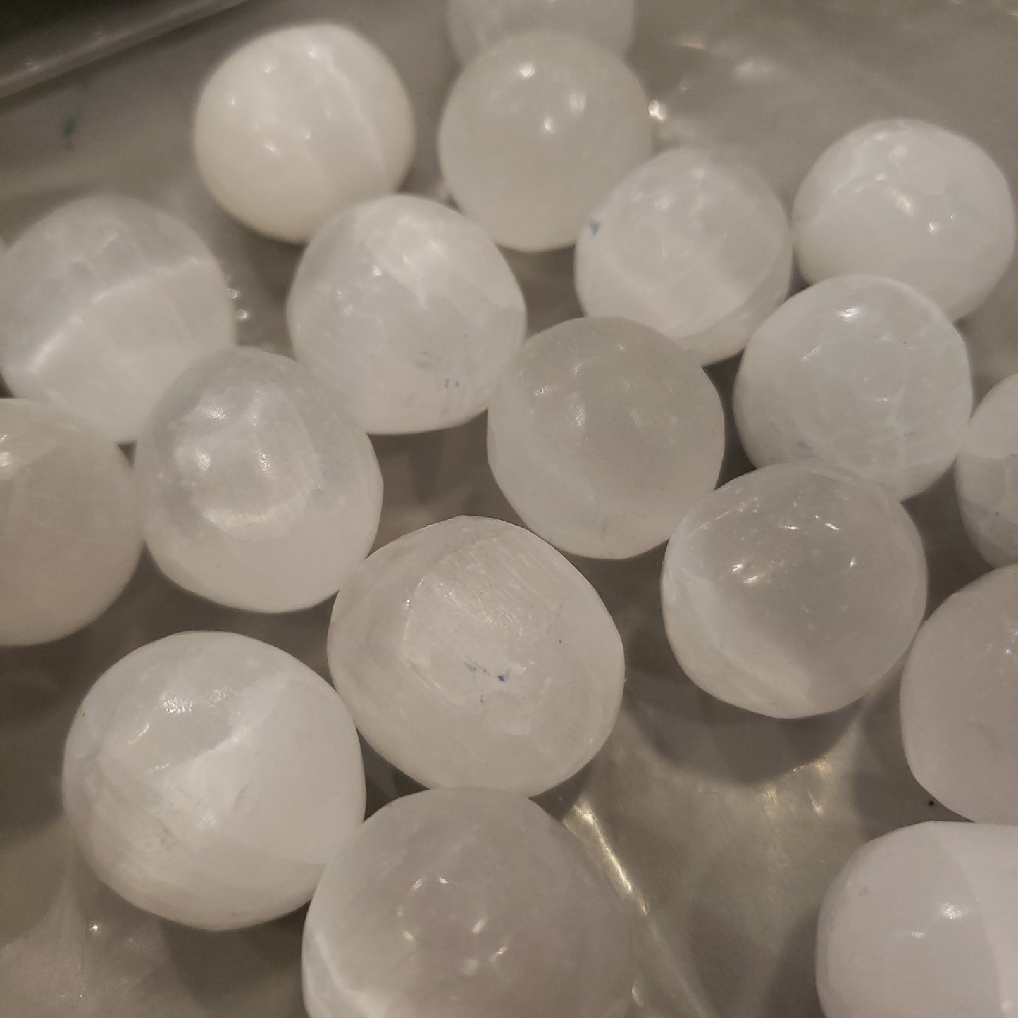 Selenite Sphere Heavenly Healing