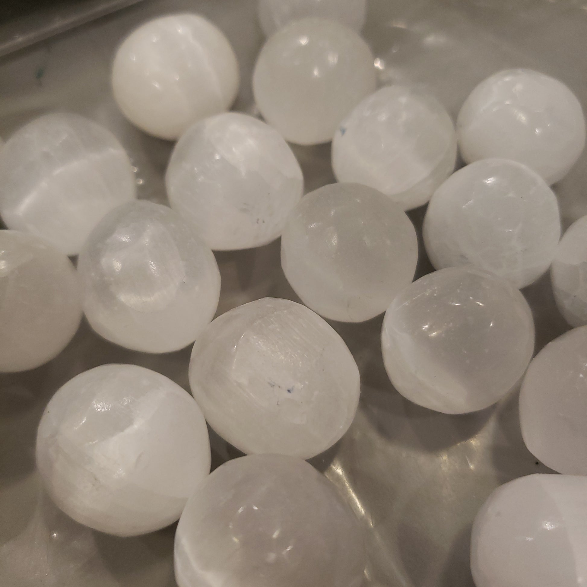 Selenite Sphere Heavenly Healing