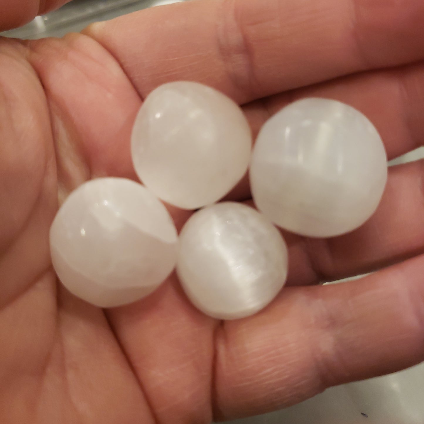 Selenite Sphere Heavenly Healing