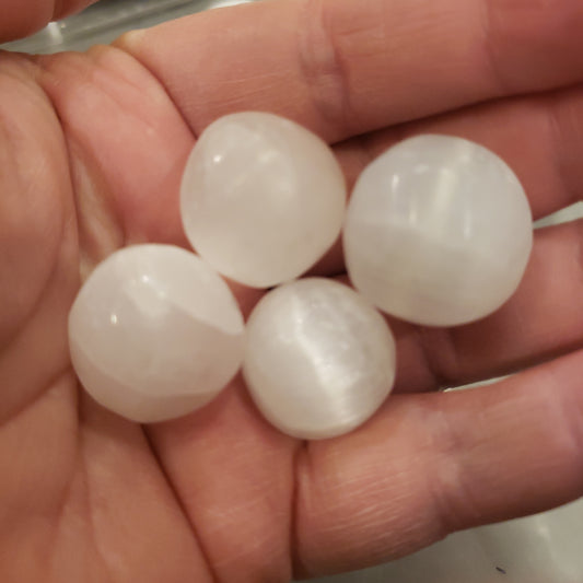 Selenite Sphere Heavenly Healing