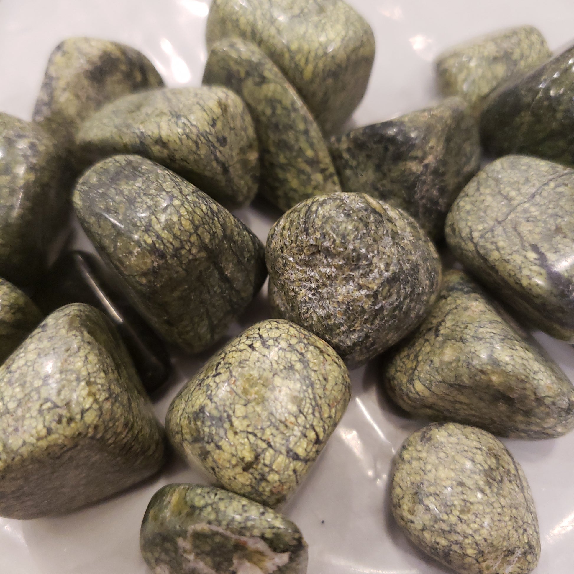 Green Lace Jasper ( Rare) Heavenly Healing