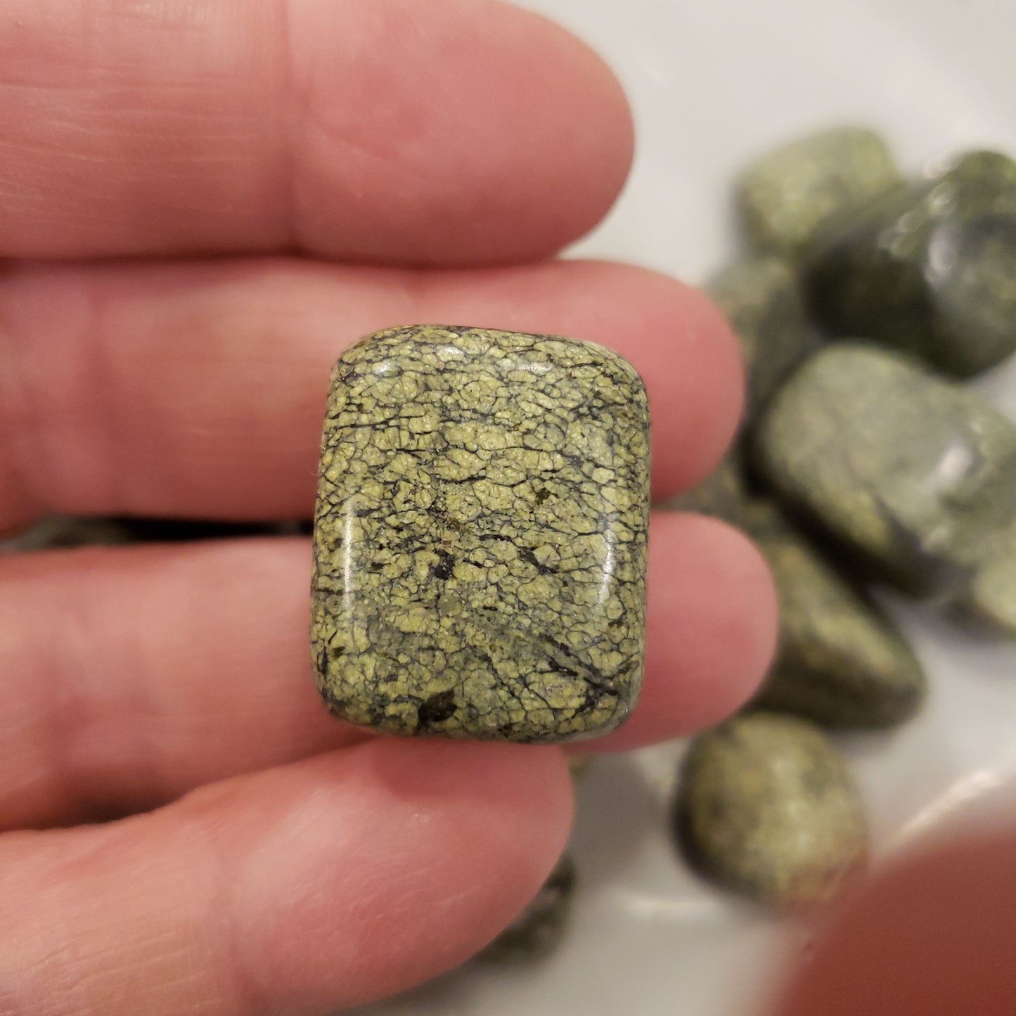 Green Lace Jasper ( Rare) Heavenly Healing