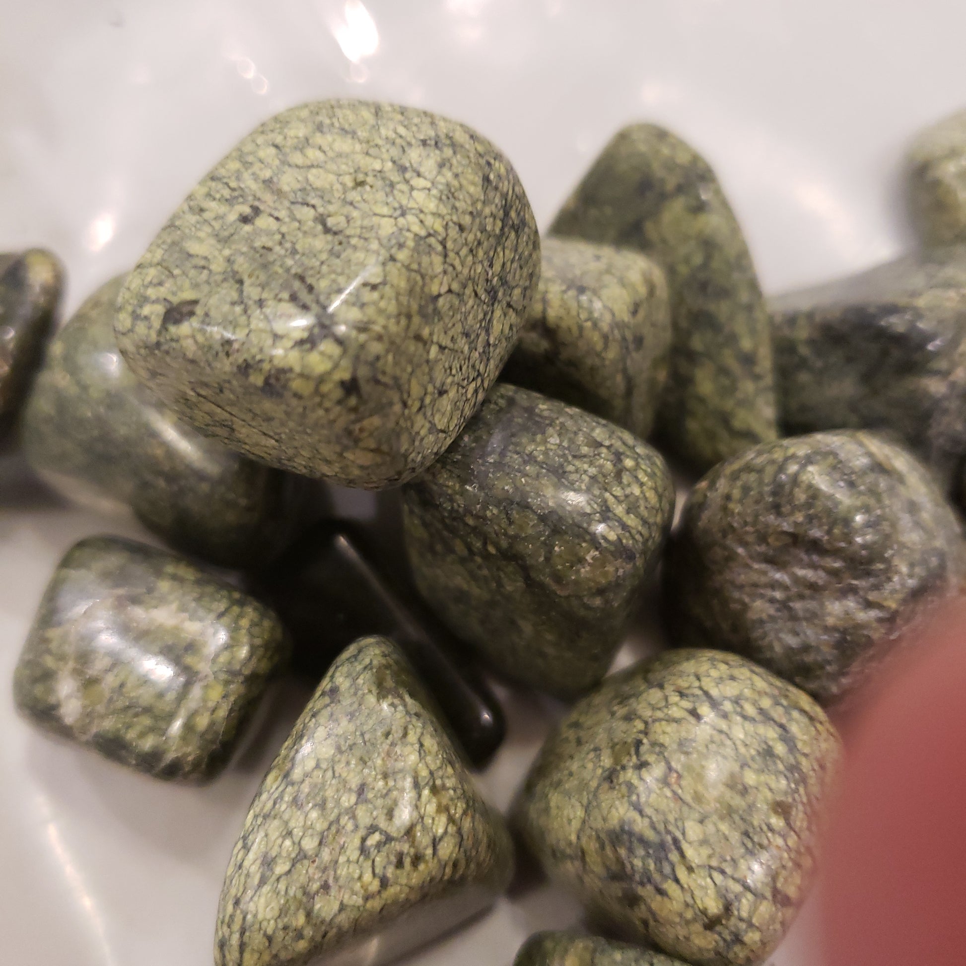 Green Lace Jasper ( Rare) Heavenly Healing