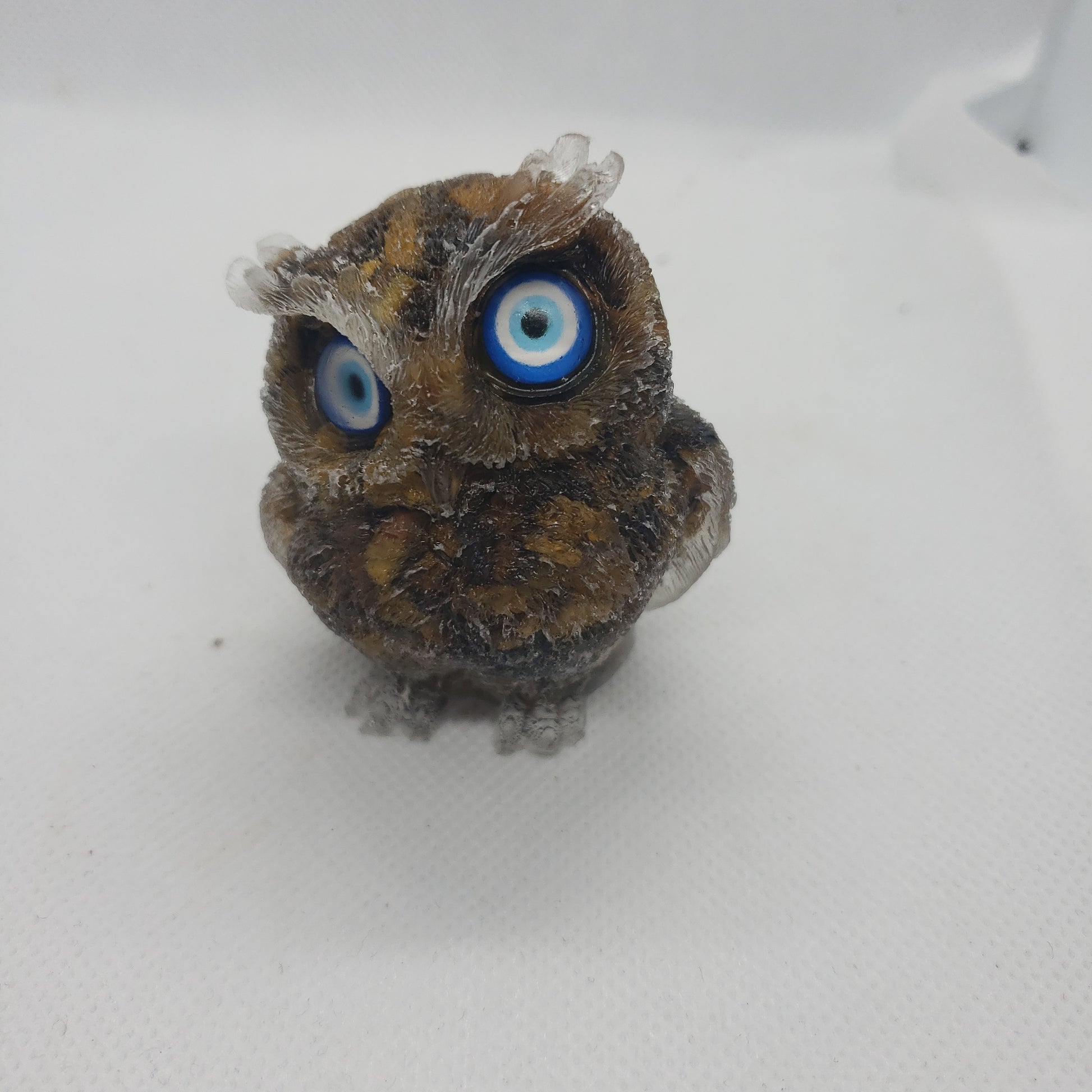 Crystal Resin Owl Heavenly Healing