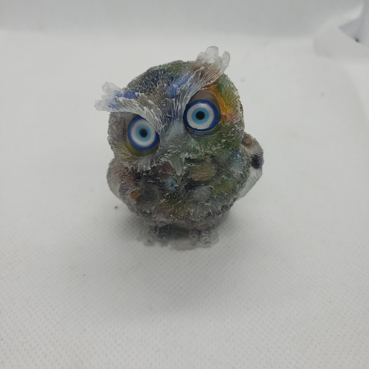 Crystal Resin Owl Heavenly Healing