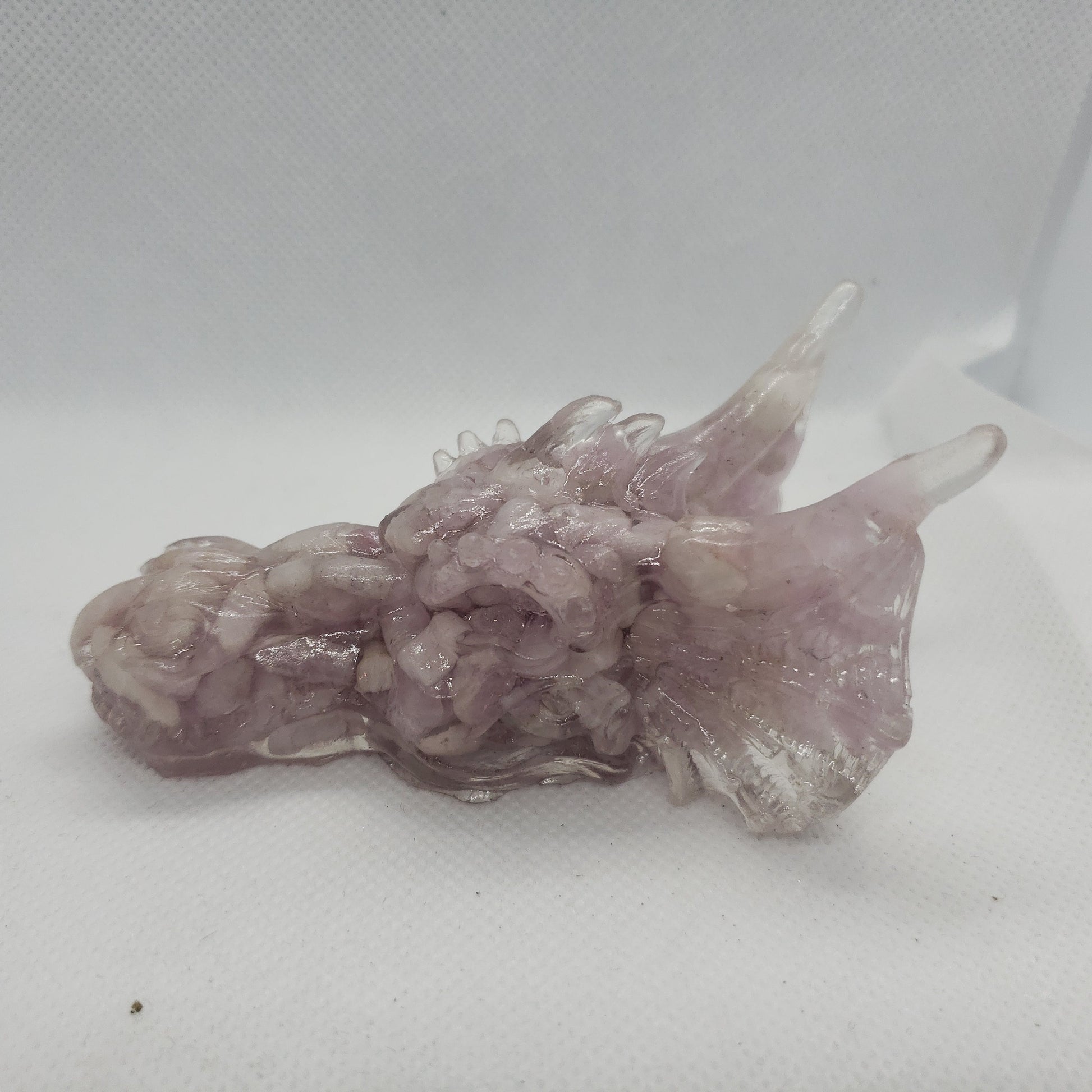 Crystal Resin Dragon Heads Heavenly Healing