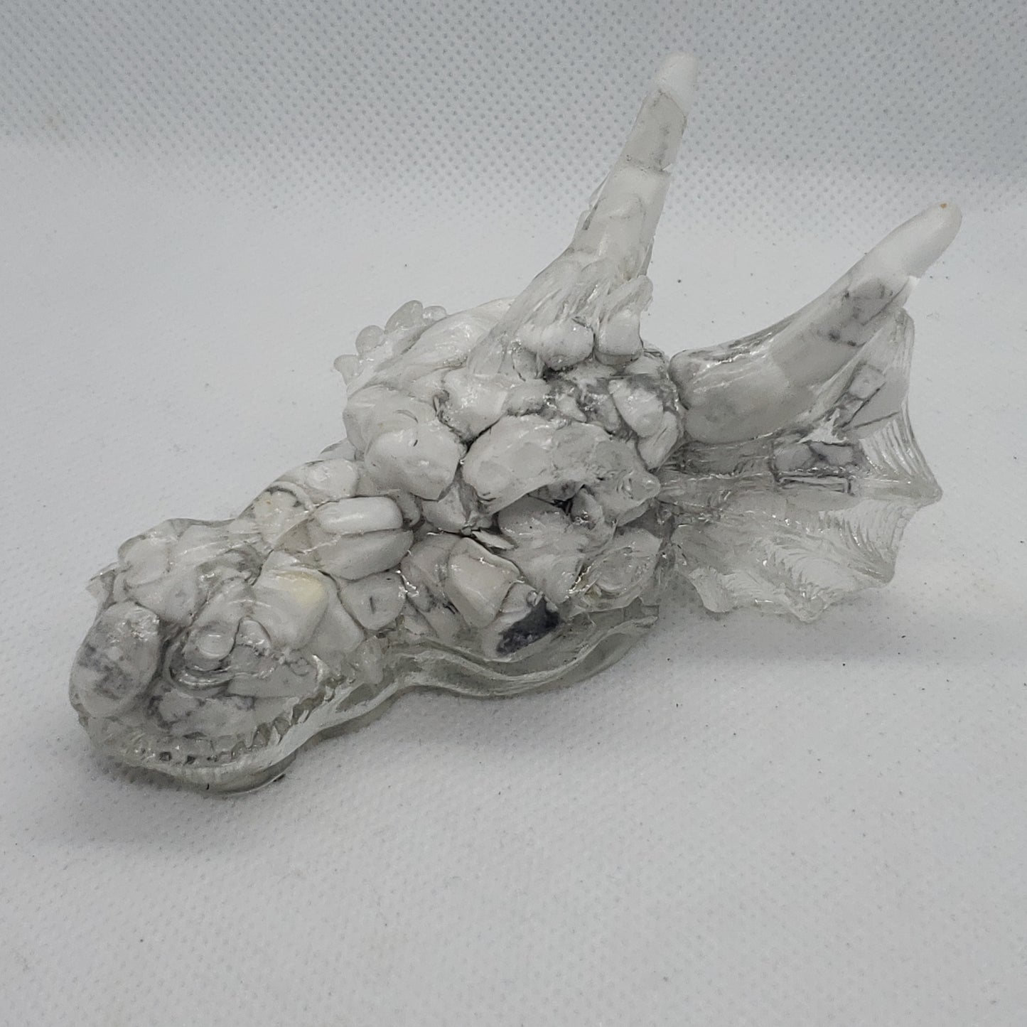 Crystal Resin Dragon Heads Heavenly Healing