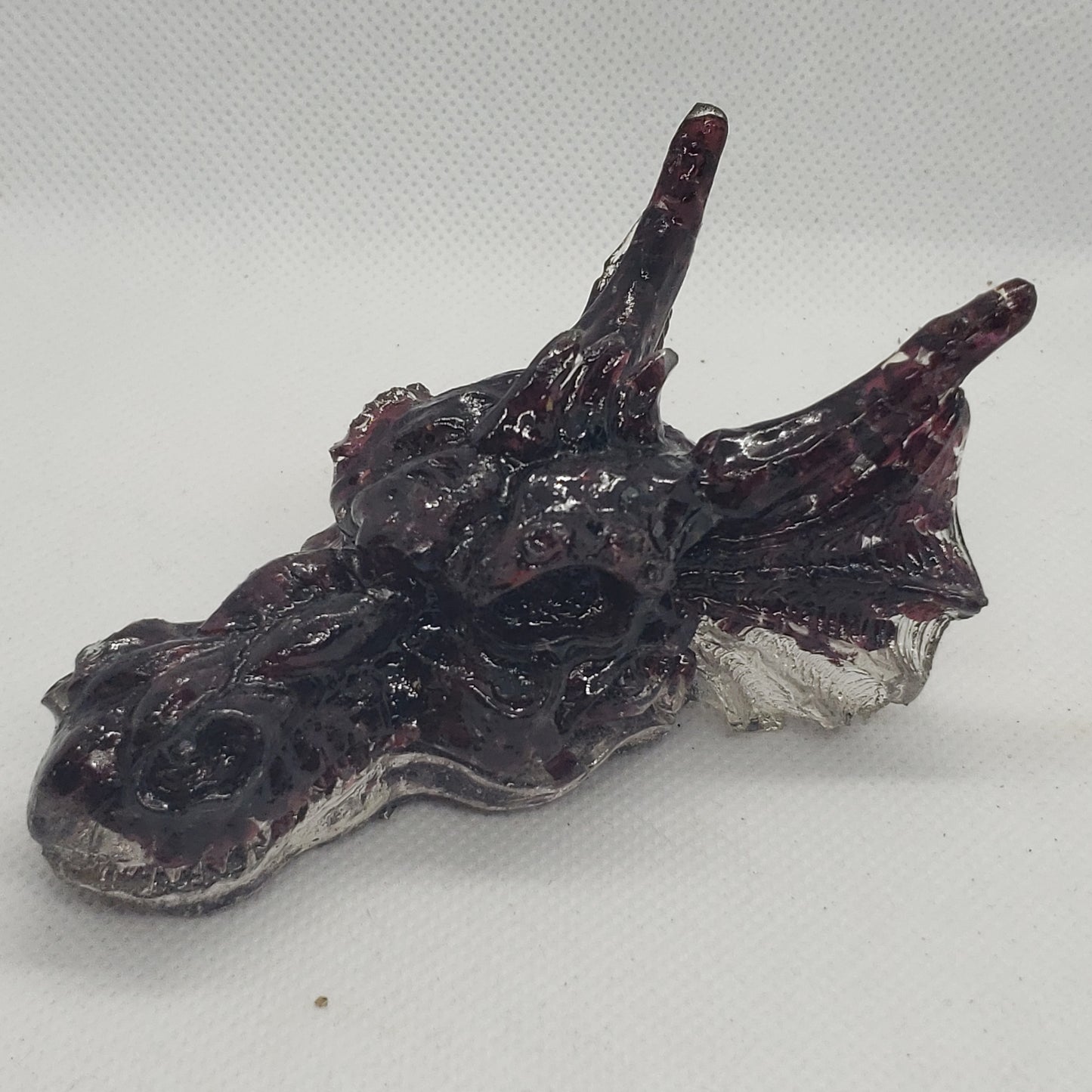 Crystal Resin Dragon Heads Heavenly Healing