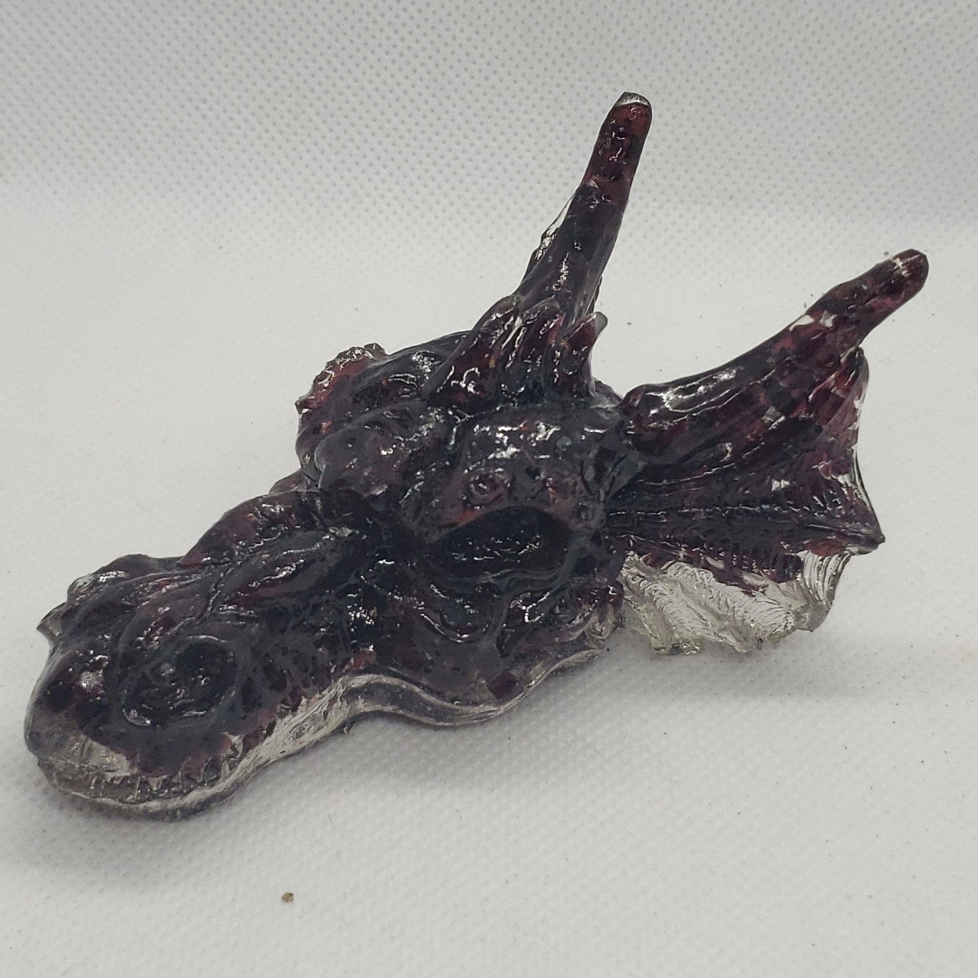 Crystal Resin Dragon Heads Heavenly Healing