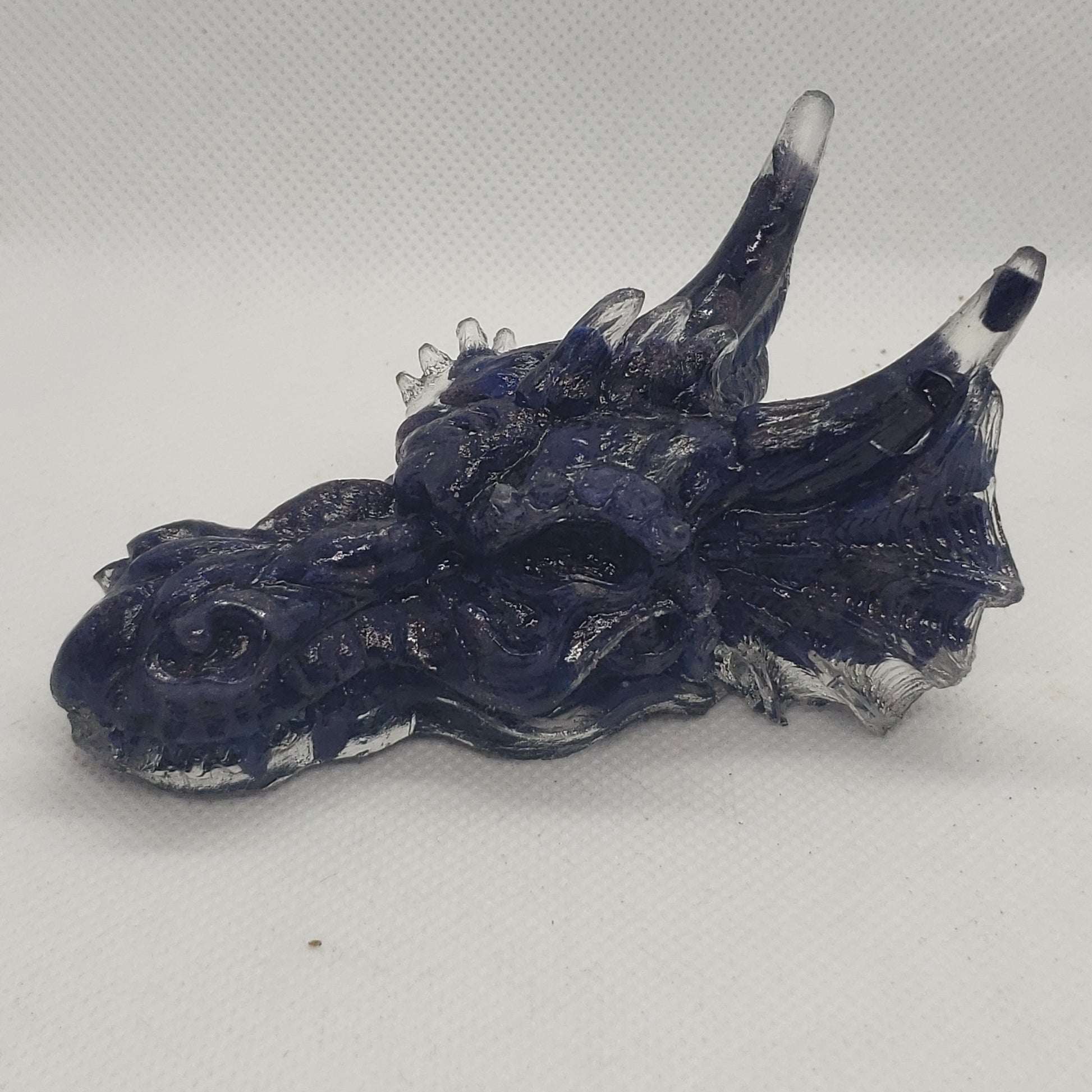 Crystal Resin Dragon Heads Heavenly Healing