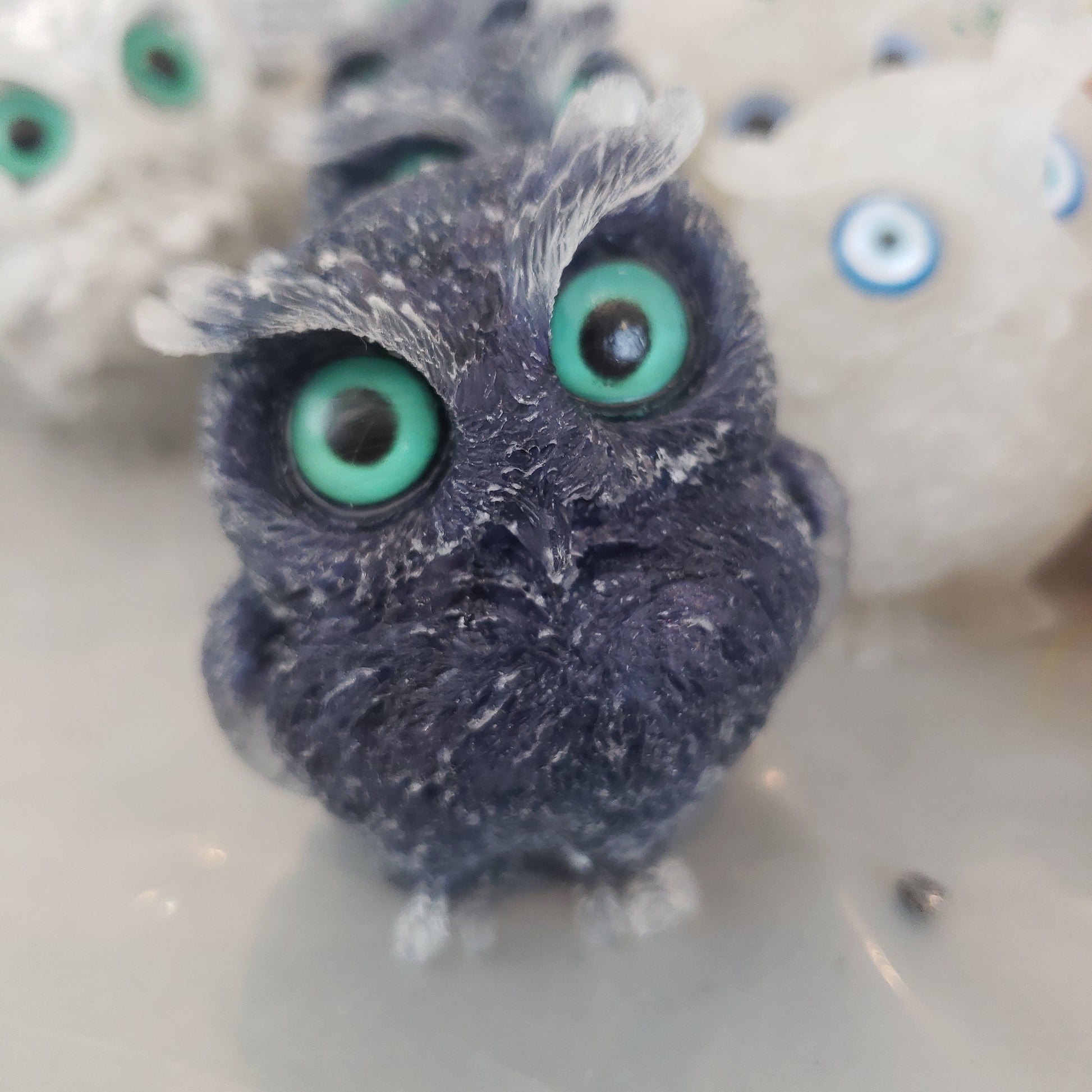 Crystal Resin Owl Heavenly Healing