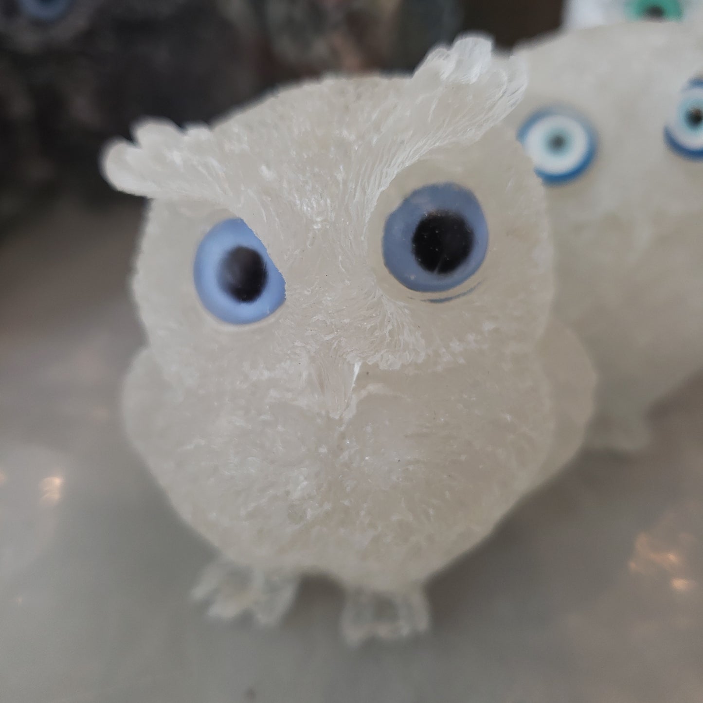 Crystal Resin Owl Heavenly Healing