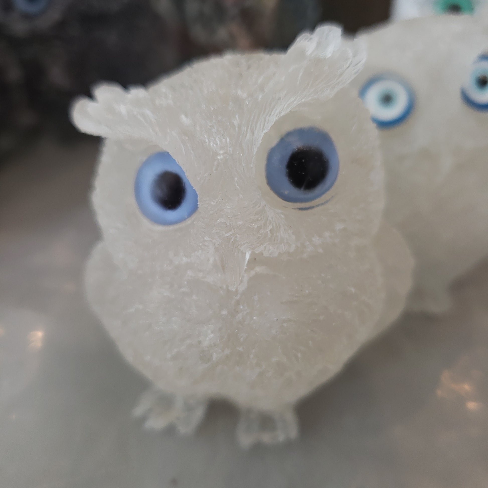 Crystal Resin Owl Heavenly Healing