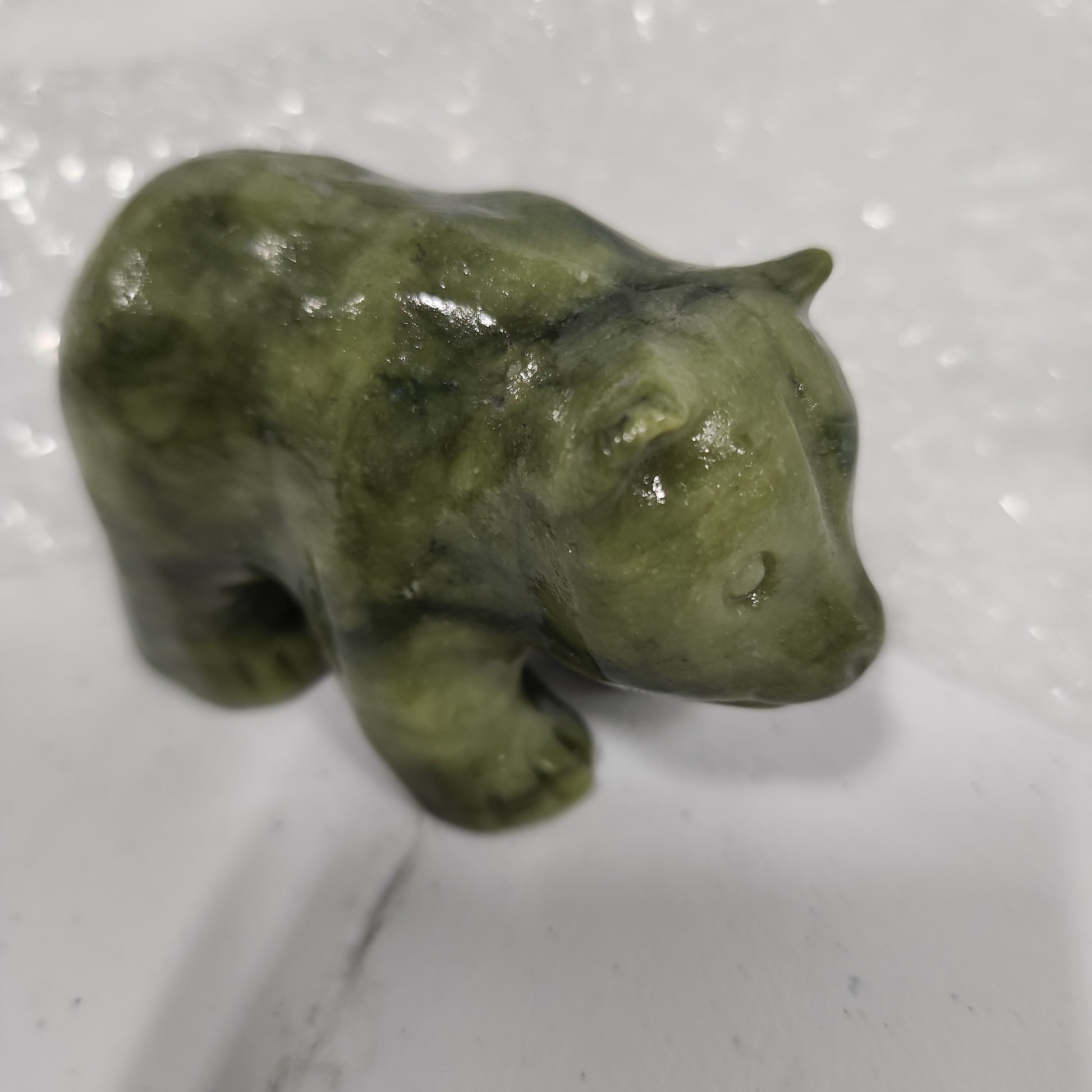 Jade Bear Stone Animal Heavenly Healing