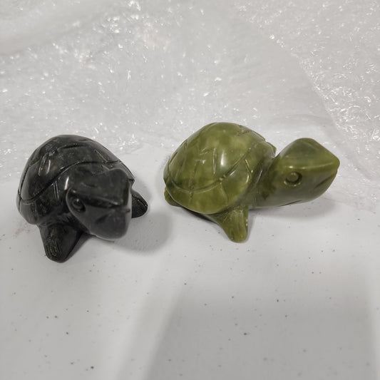 Jade Turtles Stone Animal Heavenly Healing