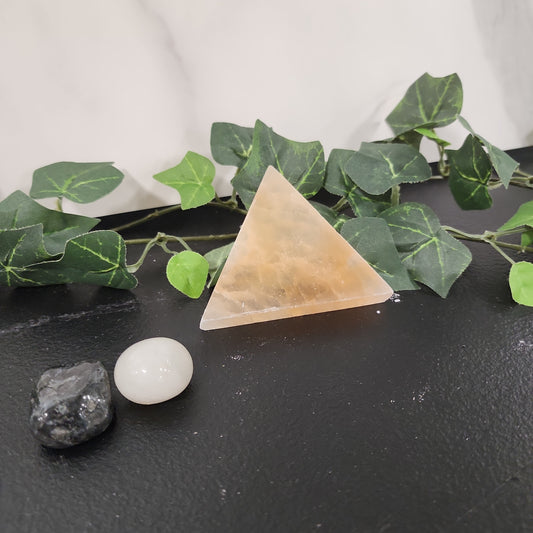 Selenite Peach Charging Plates Heavenly Healing