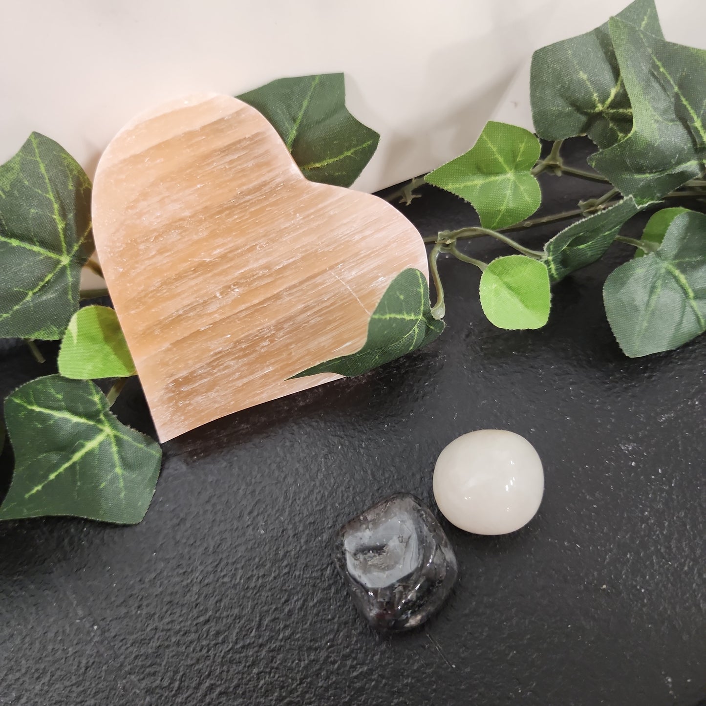 Selenite Peach Charging Plates Heavenly Healing