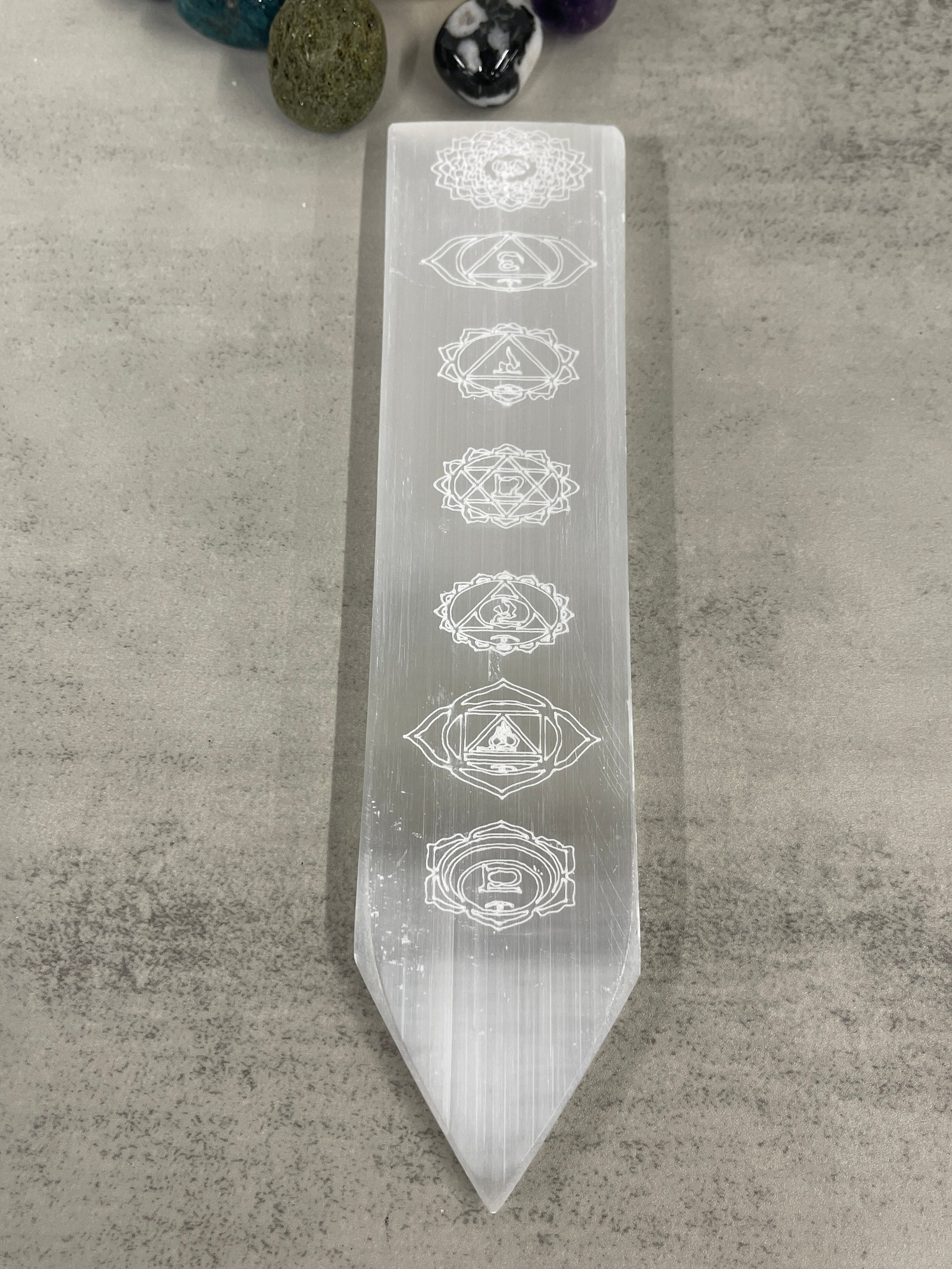 Selenite Chakra Charging Plate Heavenly Healing