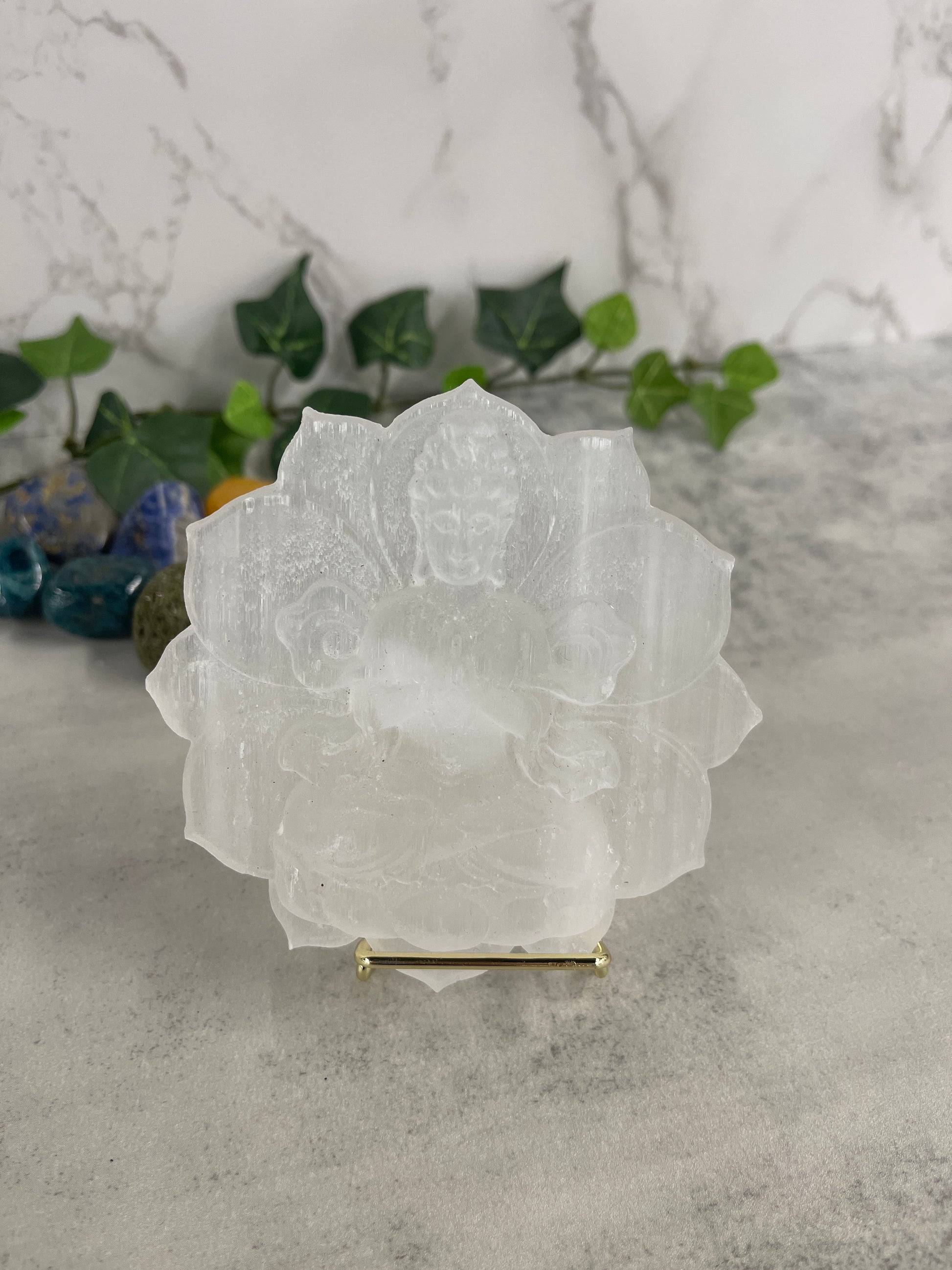 Selenite Guanyin Heavenly Healing