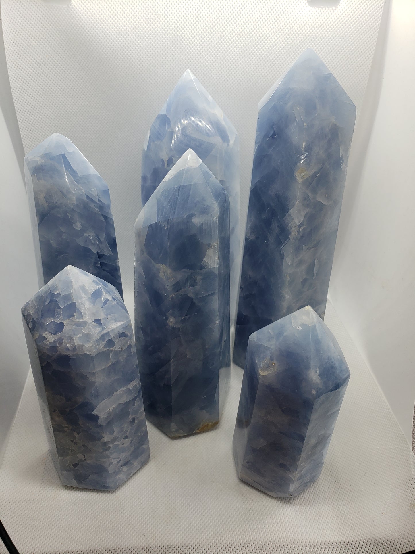 Towers Celestite (Celestine) Heavenly Healing