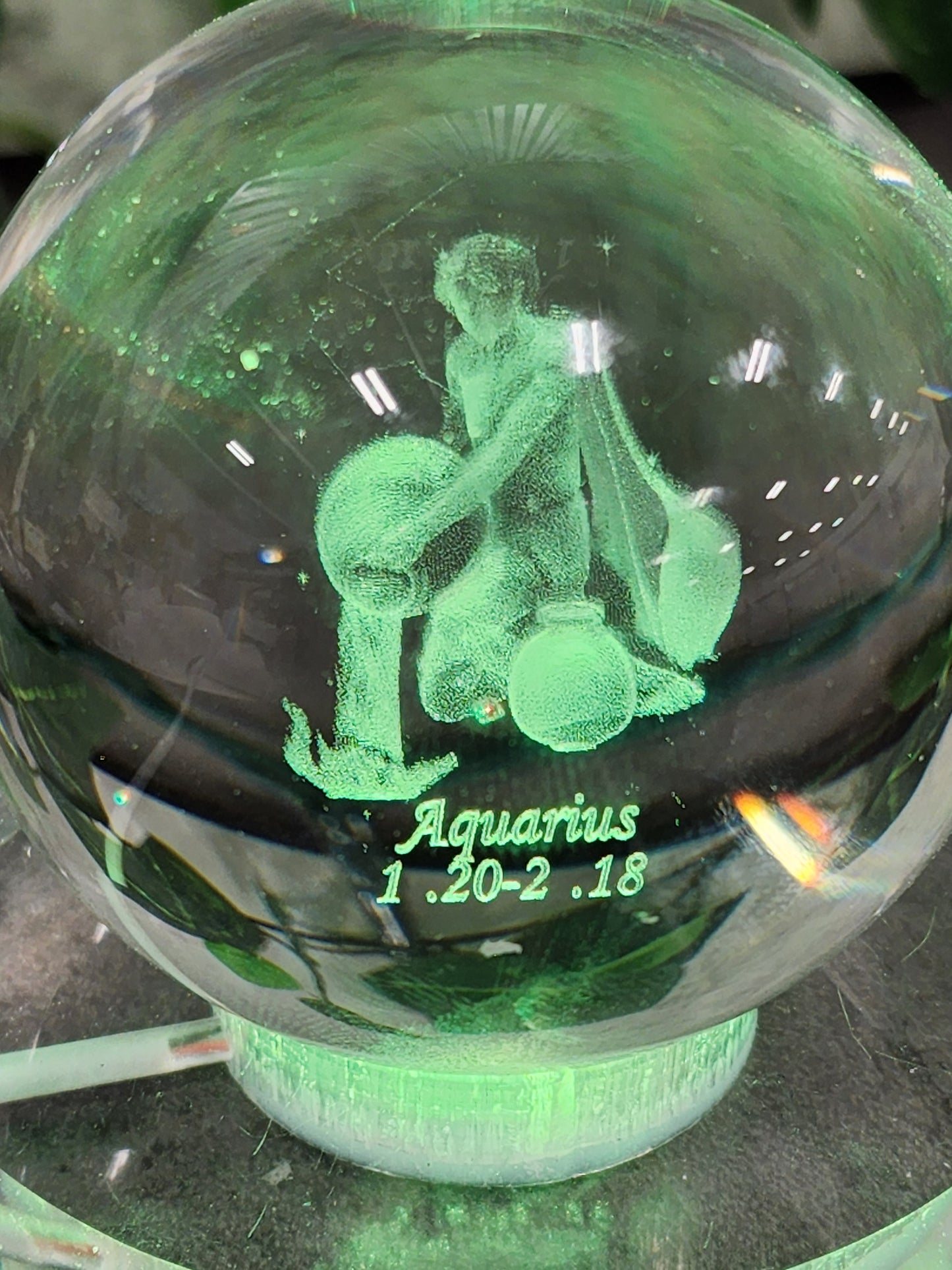 Crystal Zodiac Sphere Heavenly Healing