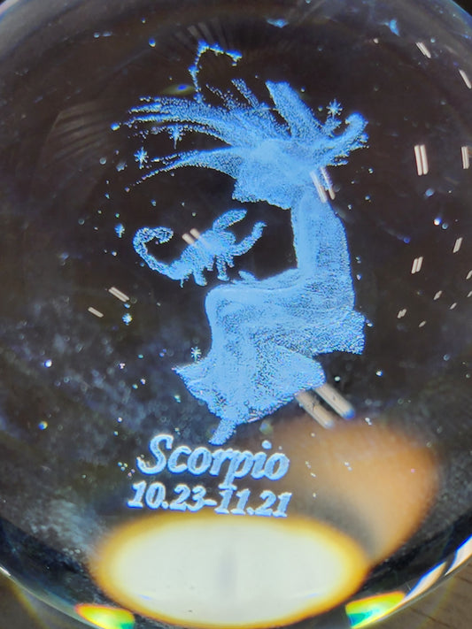 Crystal Zodiac Sphere Heavenly Healing