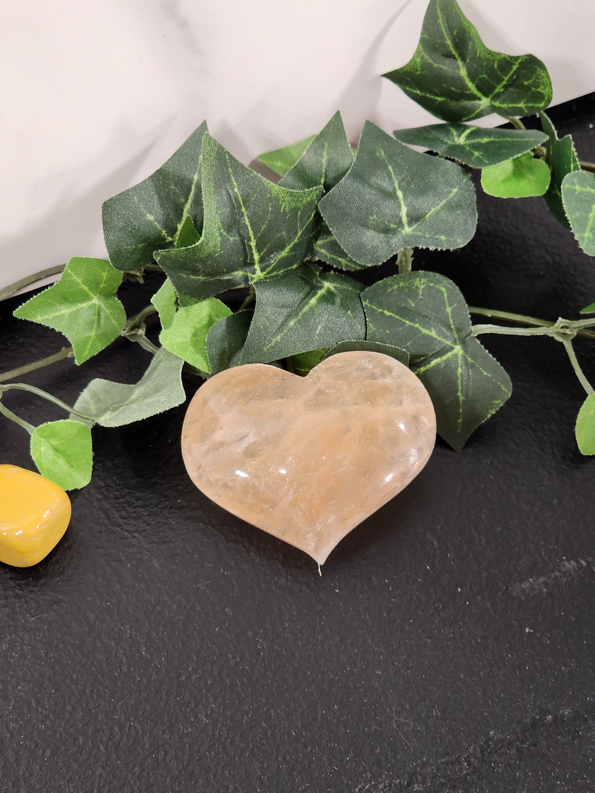 Selenite Palm Heart Stone Heavenly Healing