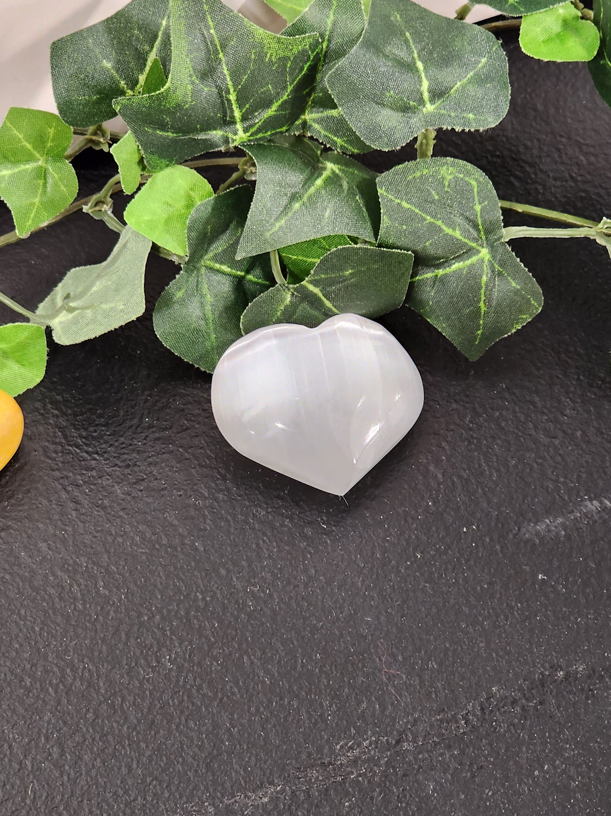 Selenite Palm Heart Stone Heavenly Healing
