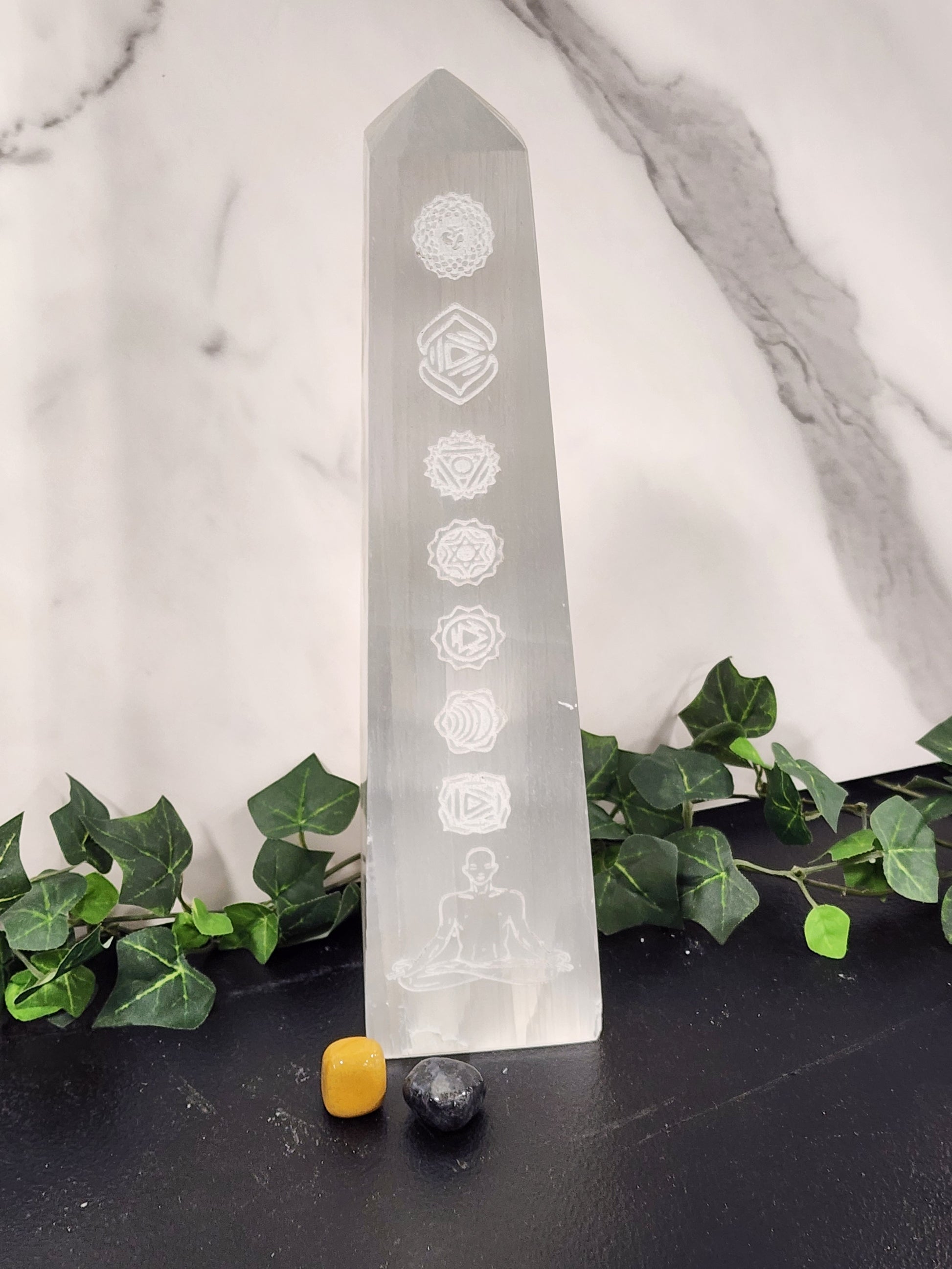 Selenite Lamp Heavenly Healing