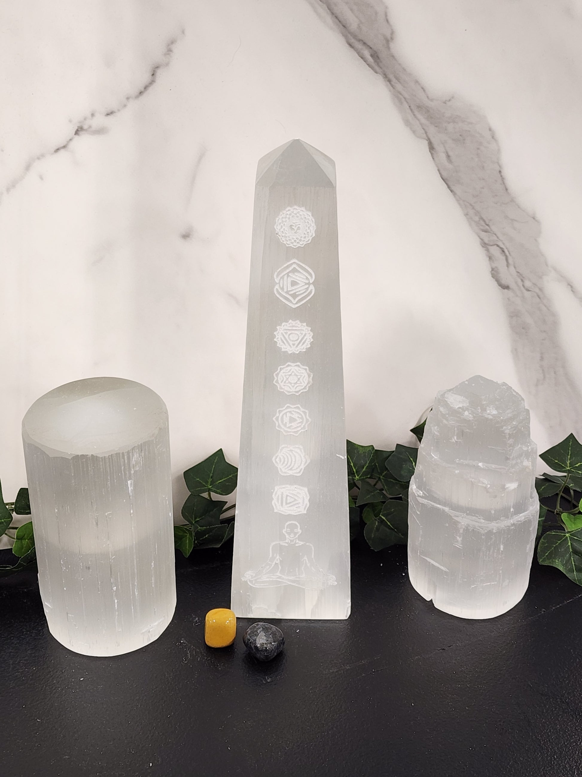 Selenite Lamp Heavenly Healing