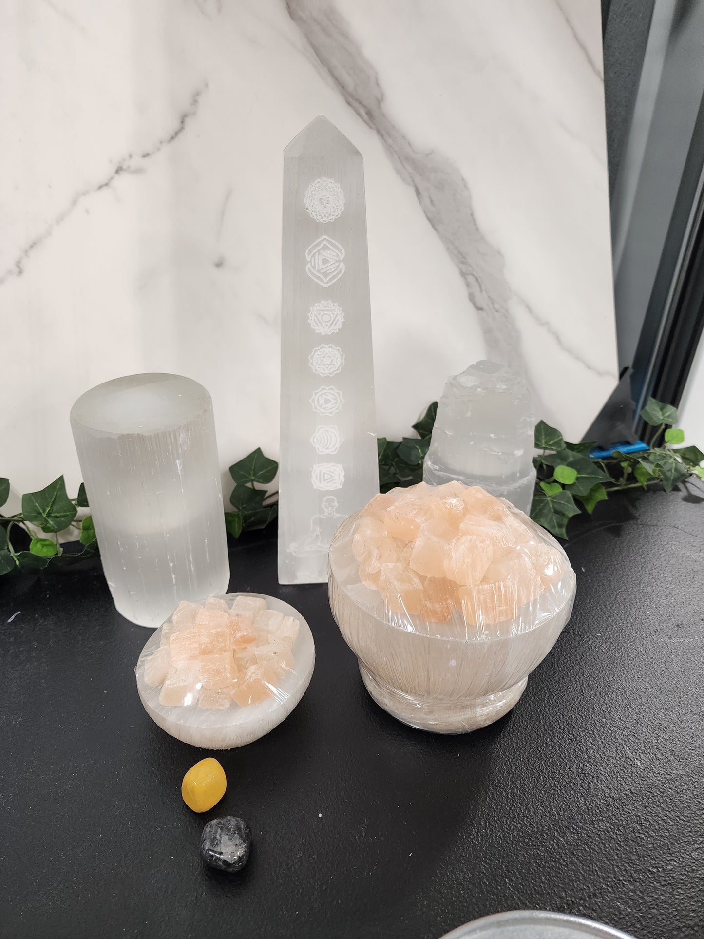 Selenite Lamp Heavenly Healing