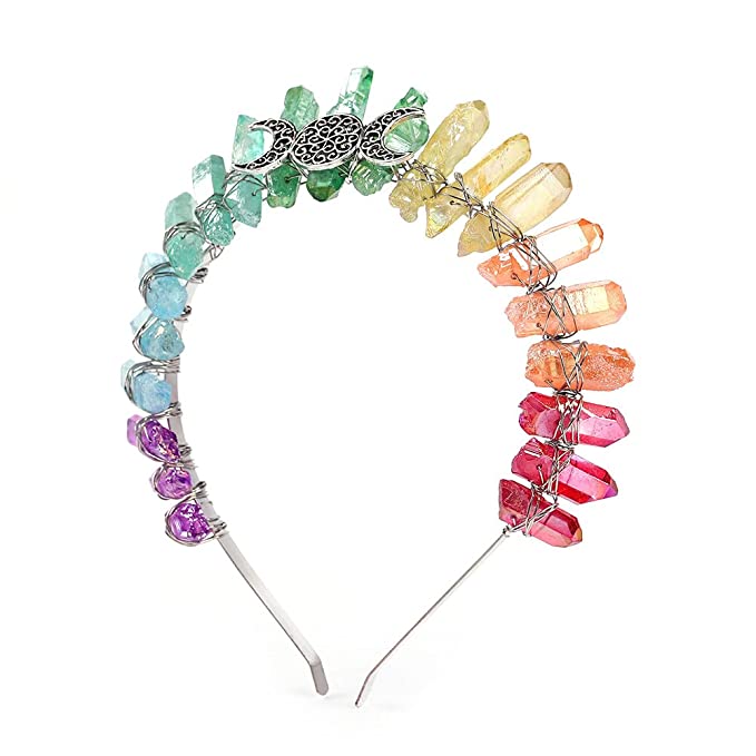 Triple Goddess Crystal Crown Heavenly Healing