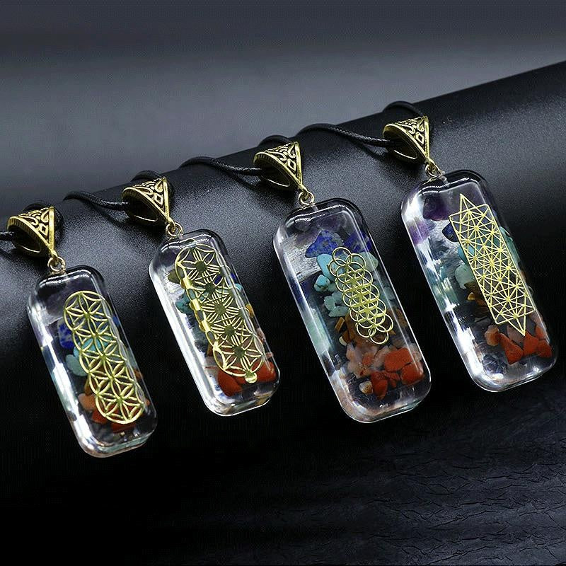 Flower of Life Ogan Pendant Heavenly Healing