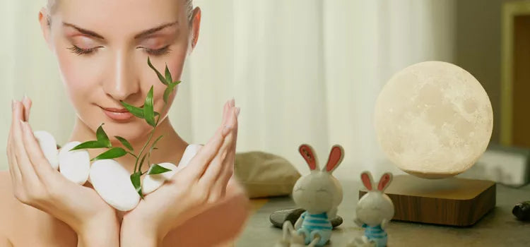 Levitating Luna Lamp Heavenly Healing