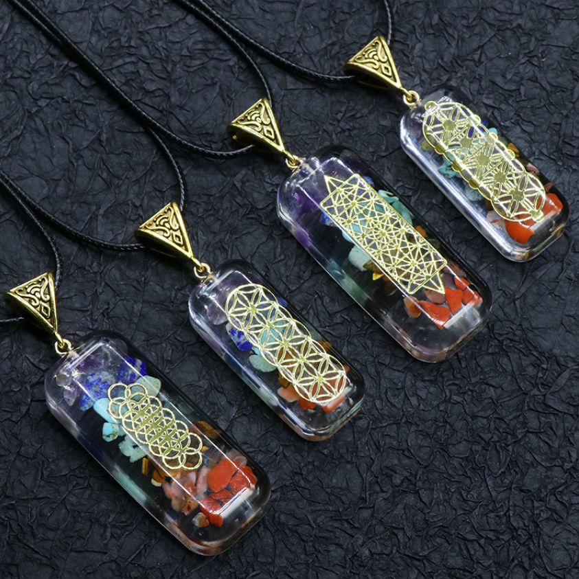 Flower of Life Ogan Pendant Heavenly Healing