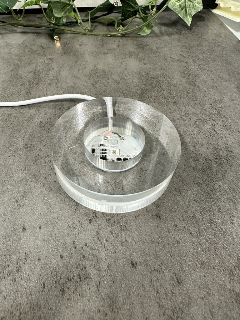 Glass Light Stand Heavenly Healing