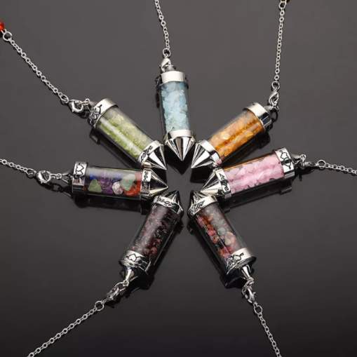 Gravel Stone Pendant 7 selections Heavenly Healing