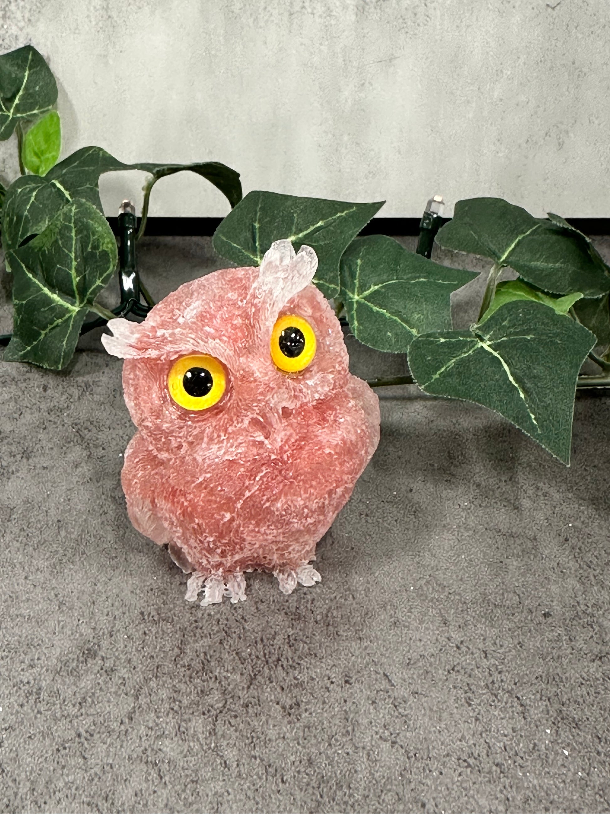 Crystal Resin Owl Heavenly Healing