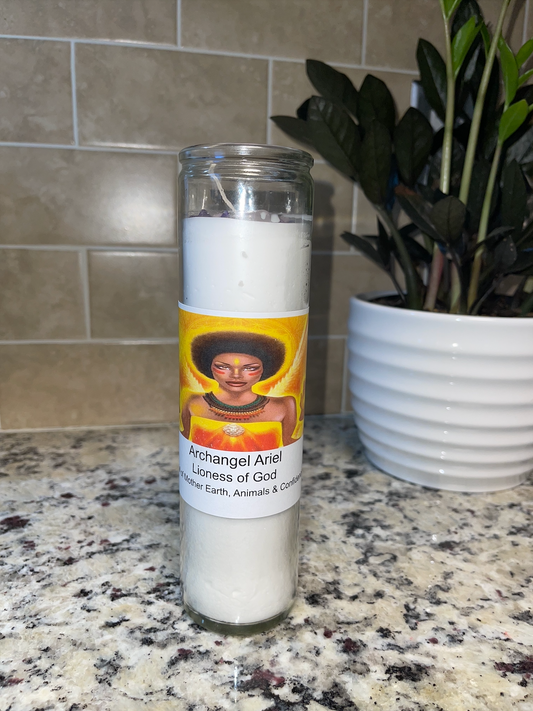 Archangel Ariel Candle Heavenly Healing